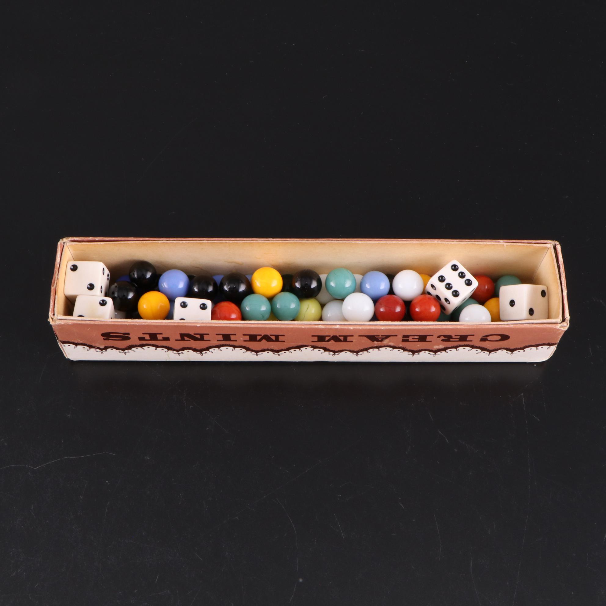 Clay Bennington Marbles & Shooters, Sulfite, Bumblebee and More Glass Marbles