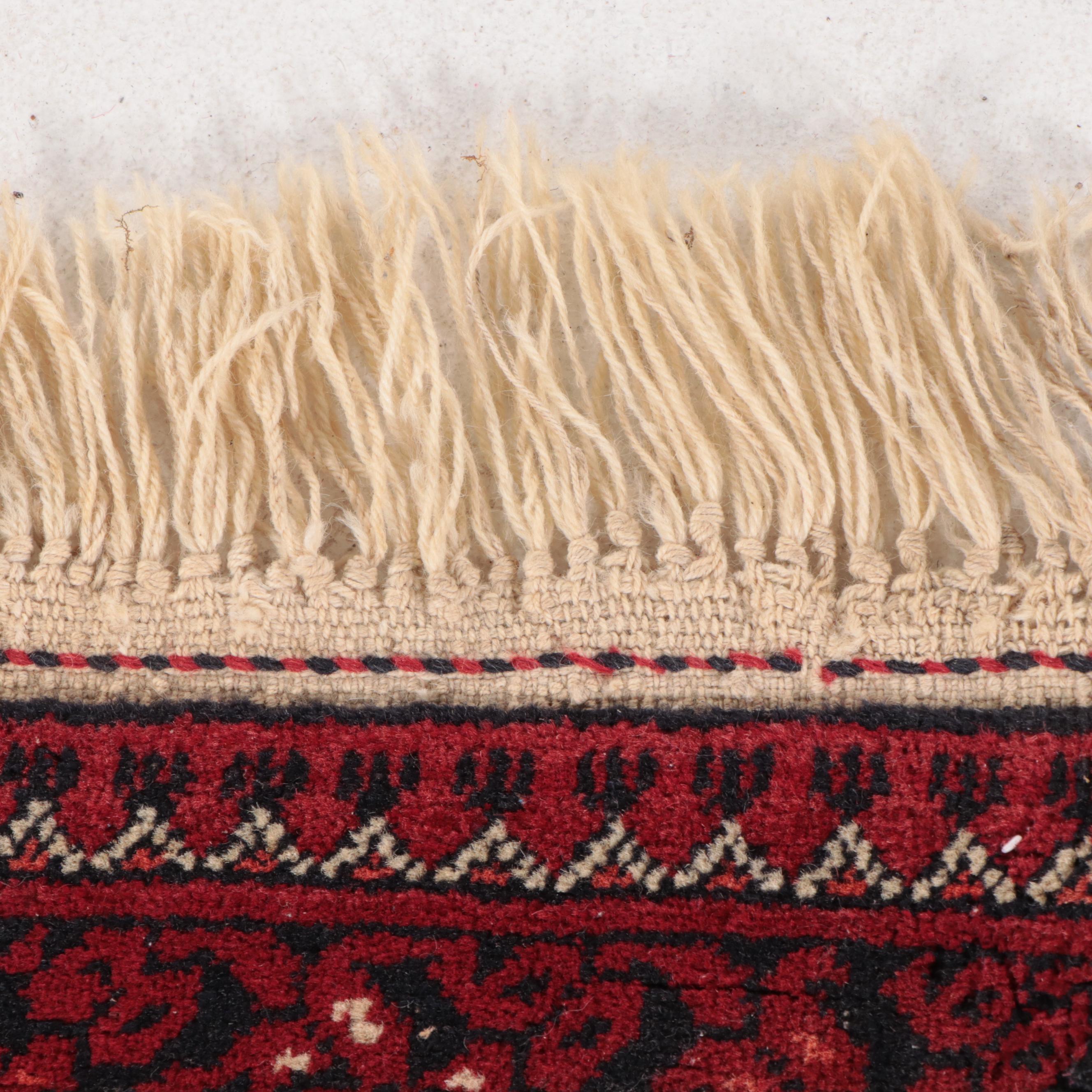 3'4 x 7' HandKnotted Afghan Baluch Area Rug EBTH