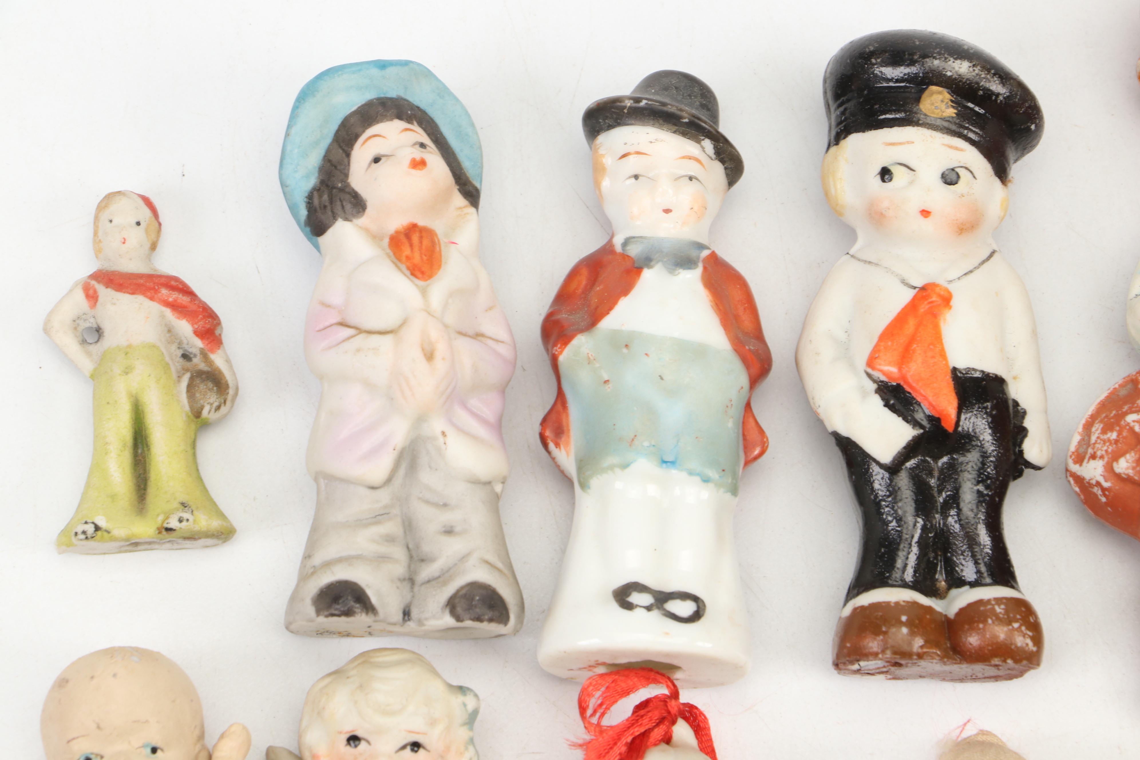 Chinese Style Porcelain Doll with Japanese Made Ceramic Dolls and More