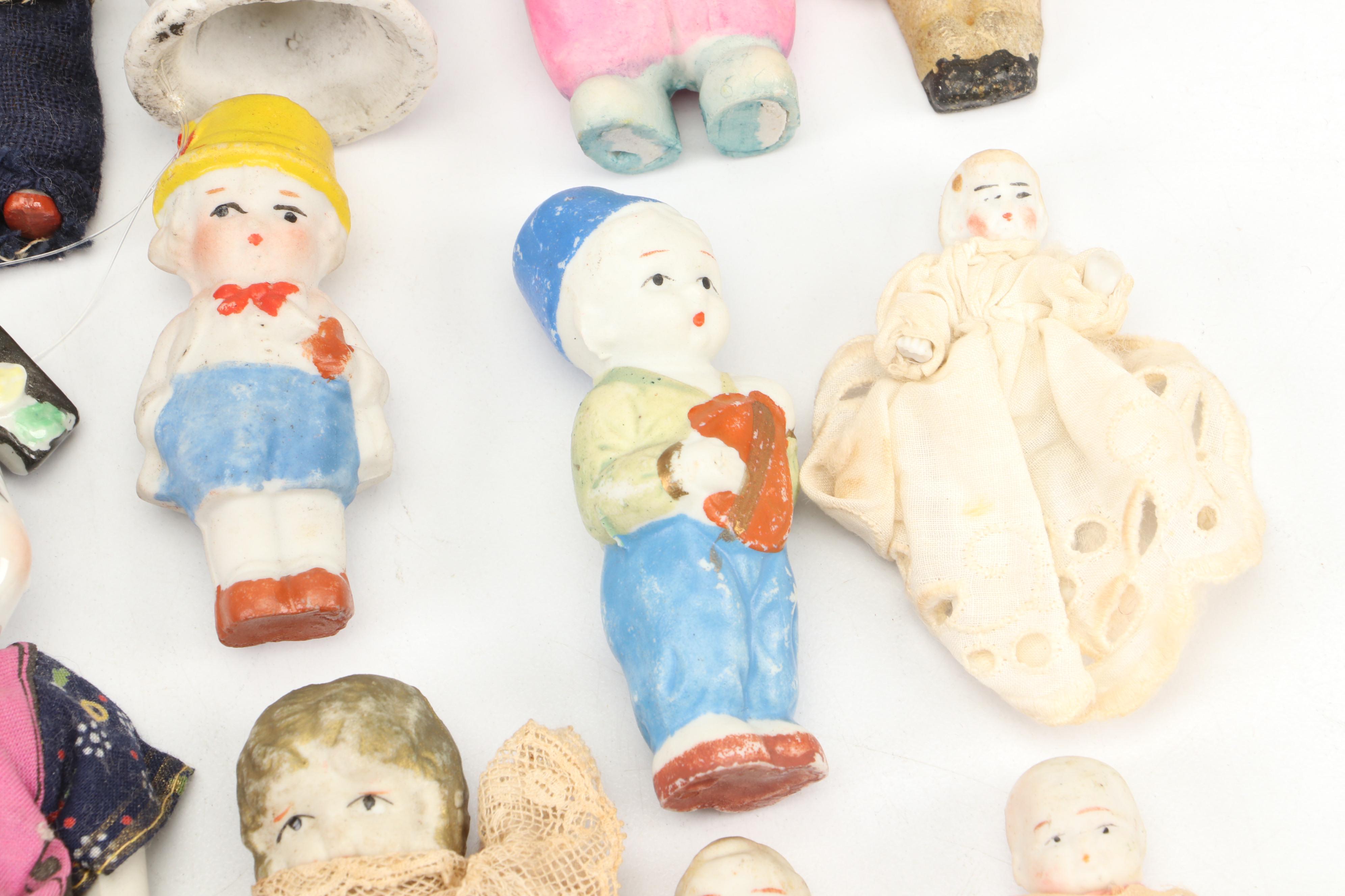 Chinese Style Porcelain Doll with Japanese Made Ceramic Dolls and More