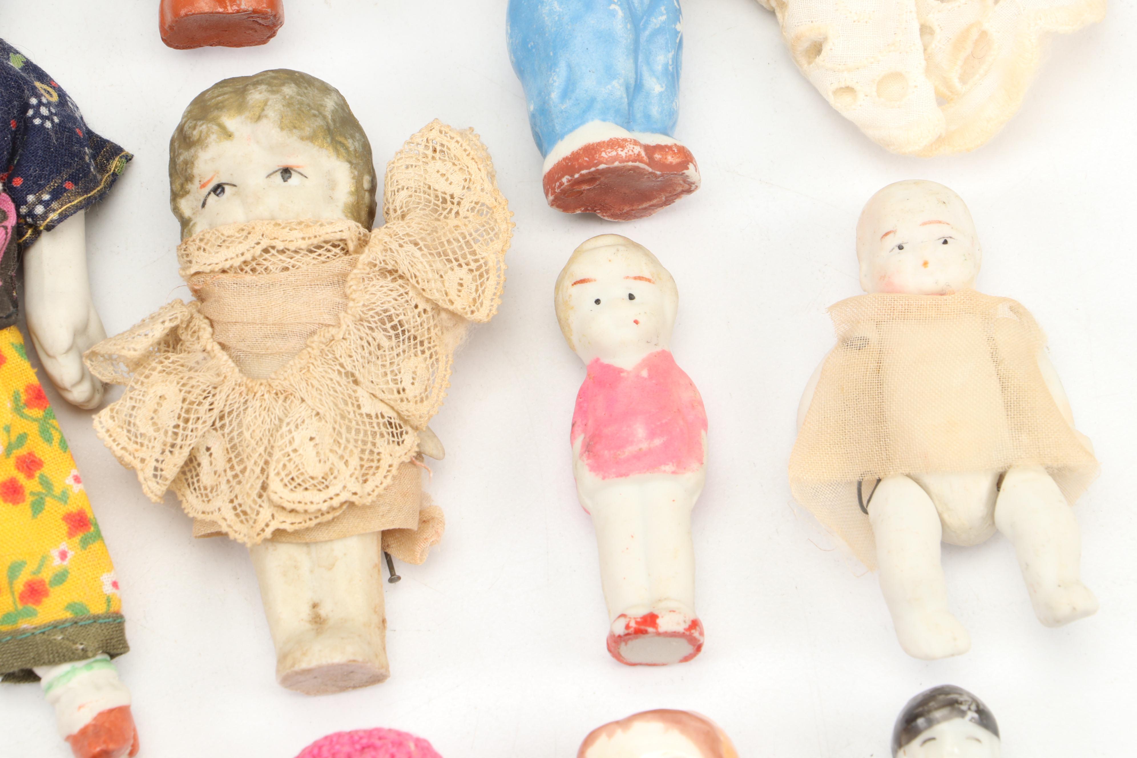 Chinese Style Porcelain Doll with Japanese Made Ceramic Dolls and More