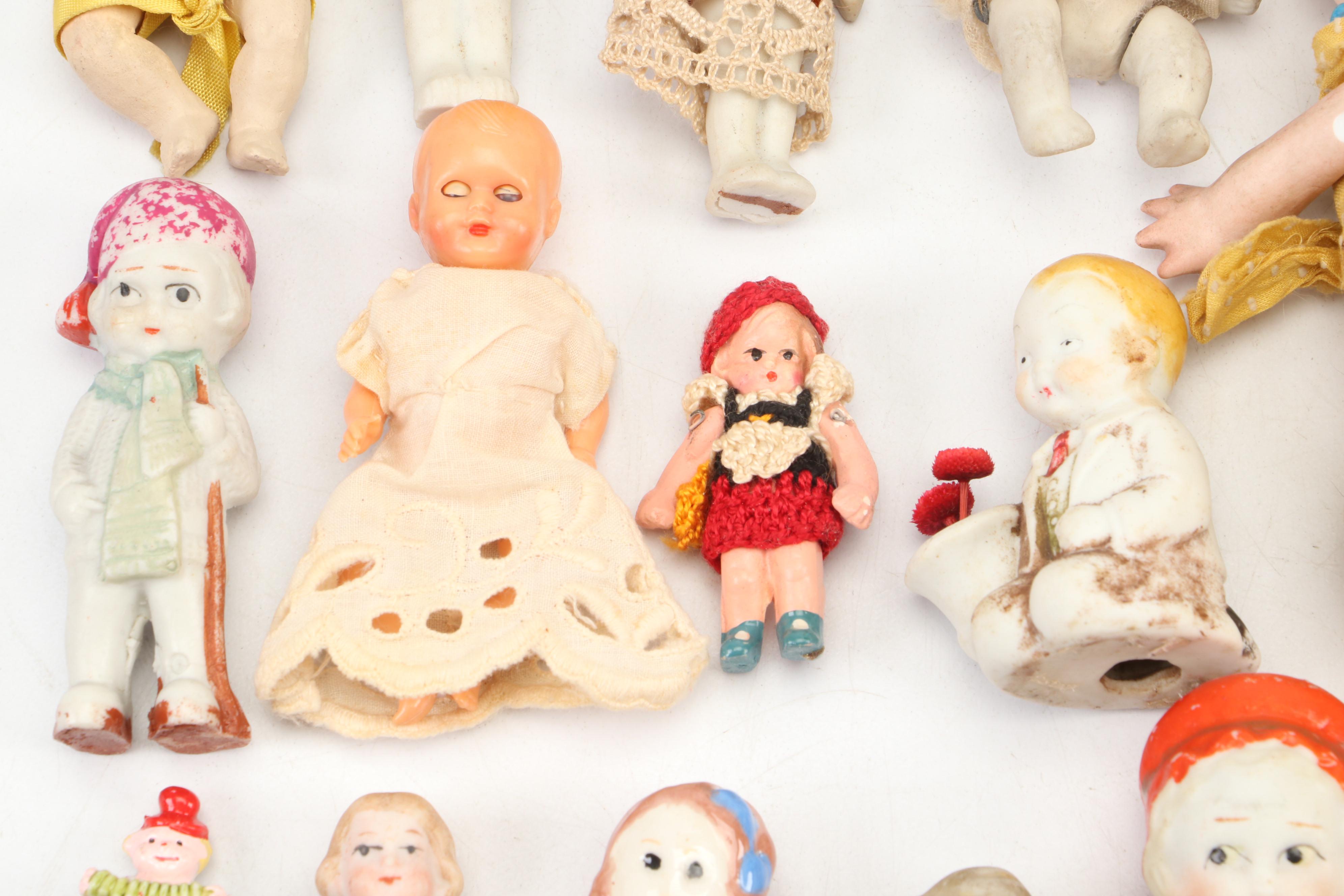 Chinese Style Porcelain Doll with Japanese Made Ceramic Dolls and More