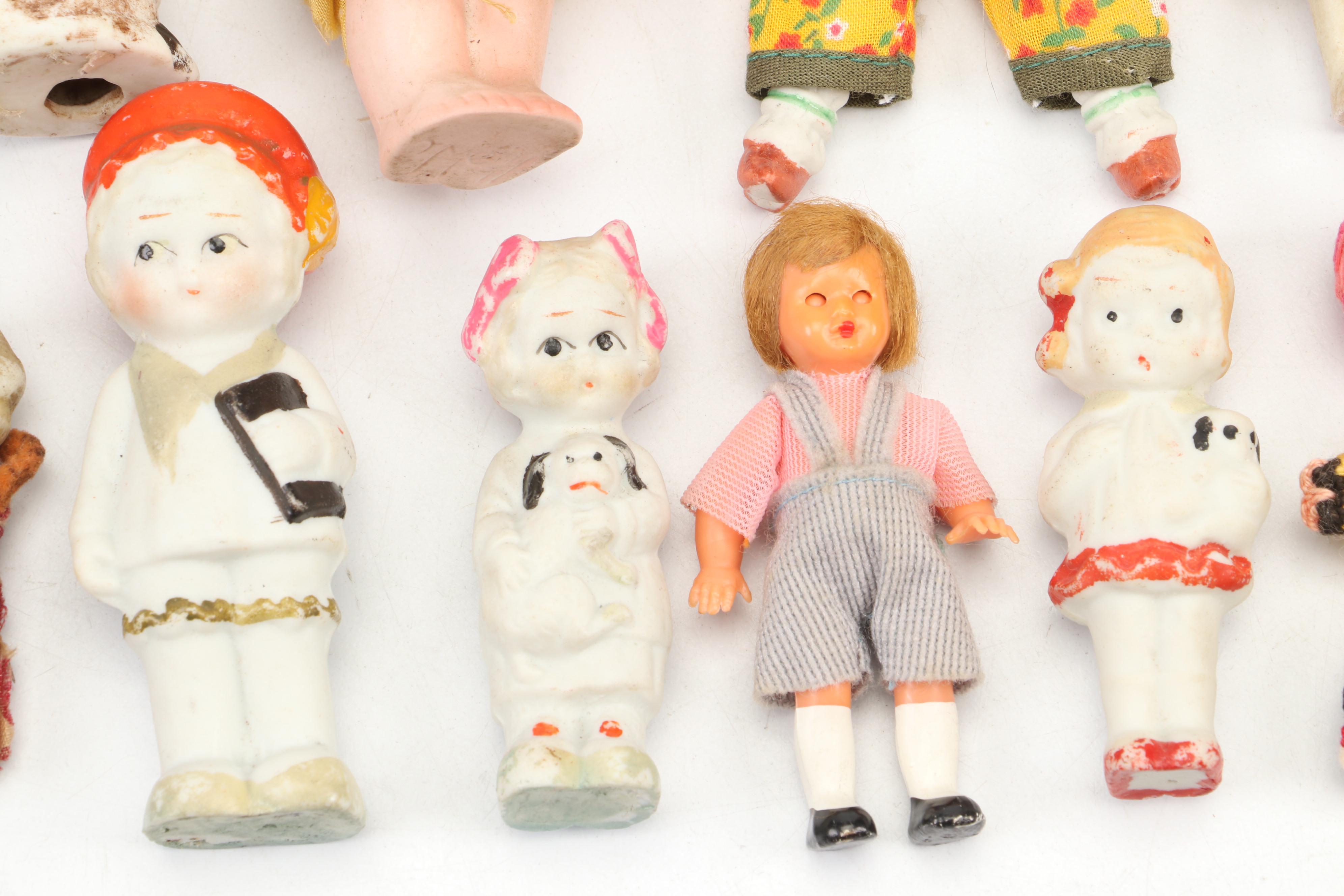 Chinese Style Porcelain Doll with Japanese Made Ceramic Dolls and More