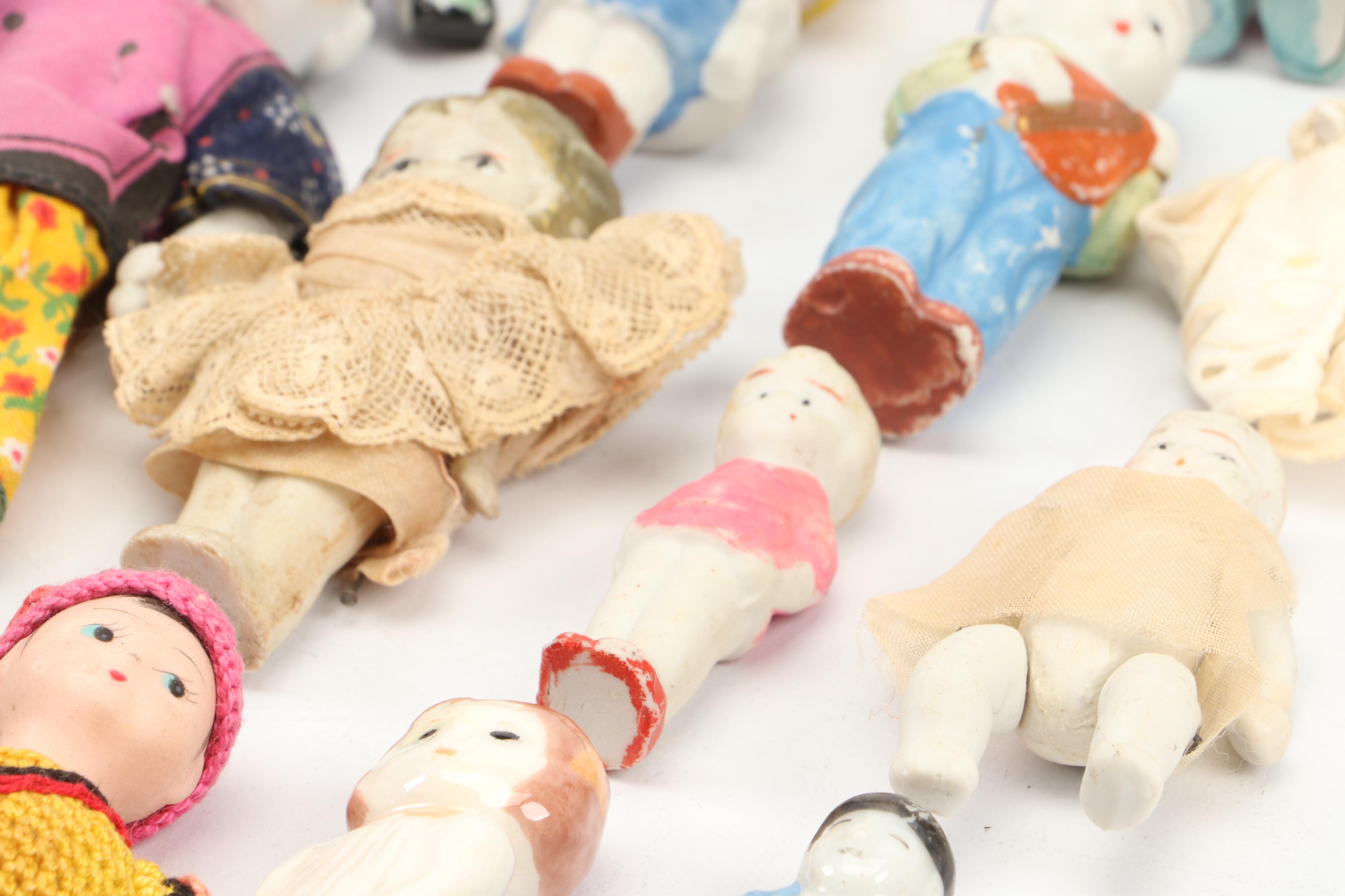 Chinese Style Porcelain Doll with Japanese Made Ceramic Dolls and More