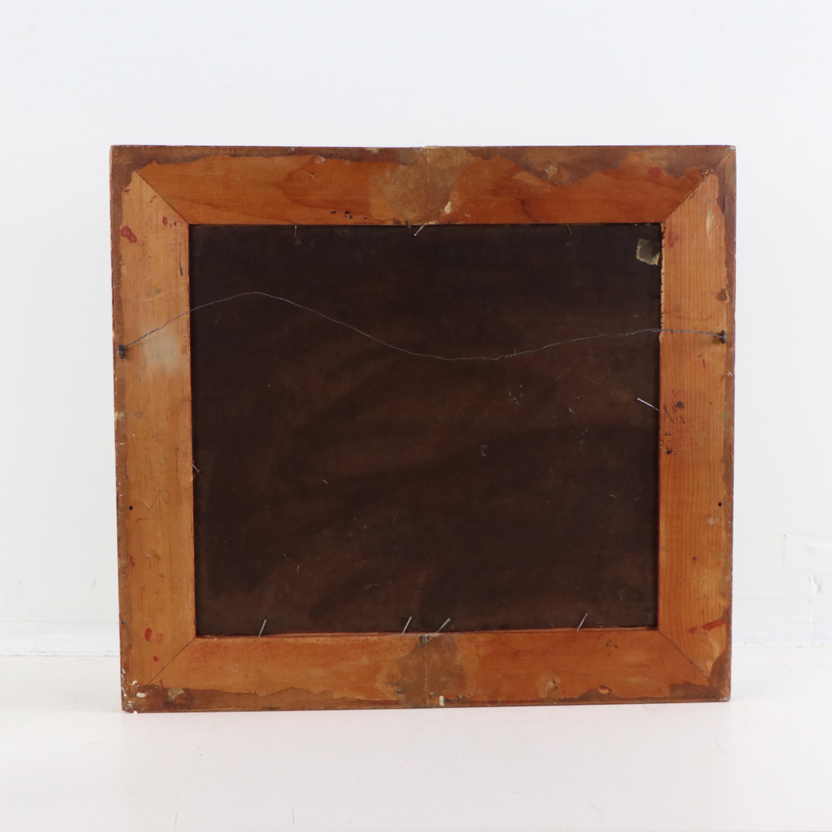 Abstract Expressionist Oil Painting, 1969