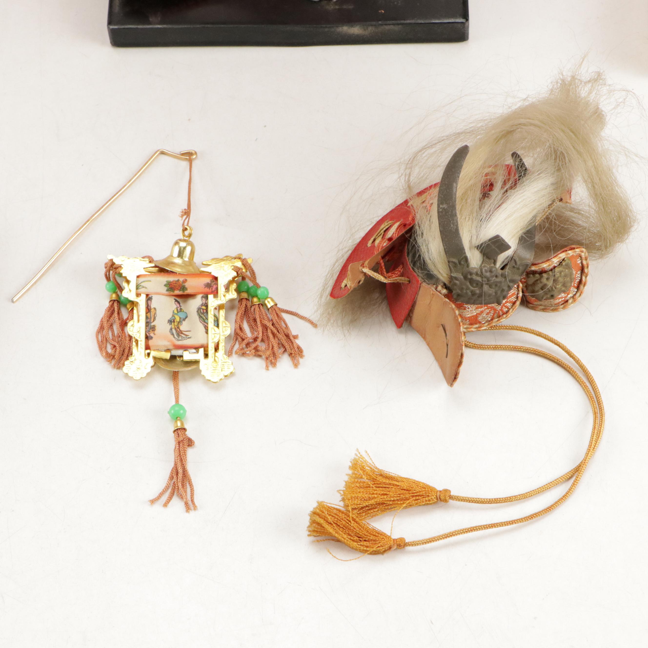 Japanese Silk and Composition Geisha Dolls