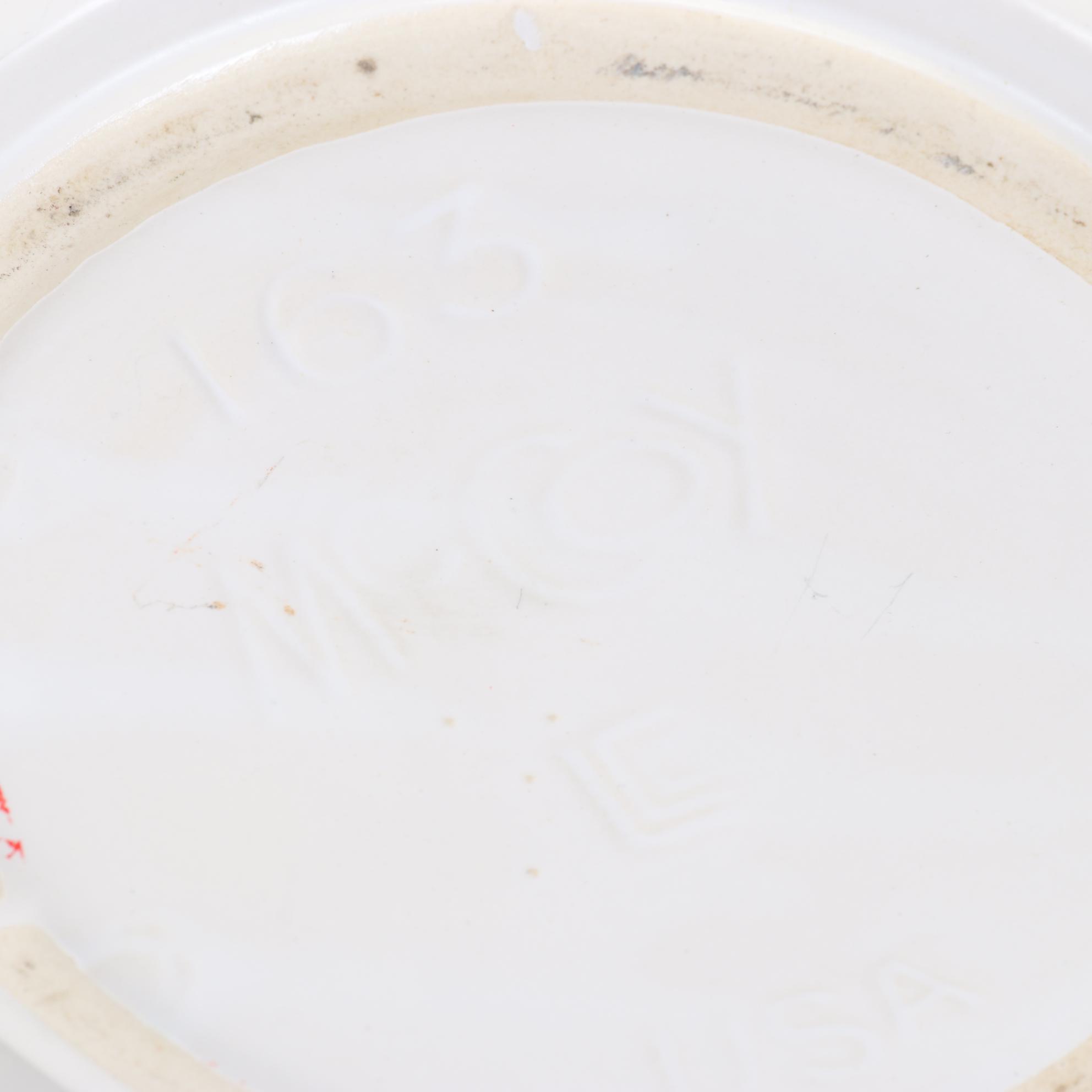 McCoy "Strawberry Country" and Ivory Teapots with Japanese Wood Handle Pot