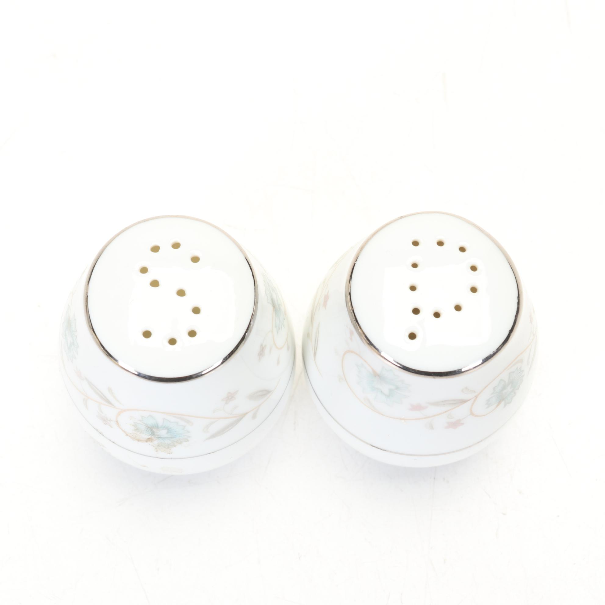 McCoy "Strawberry Country" and Ivory Teapots with Japanese Wood Handle Pot