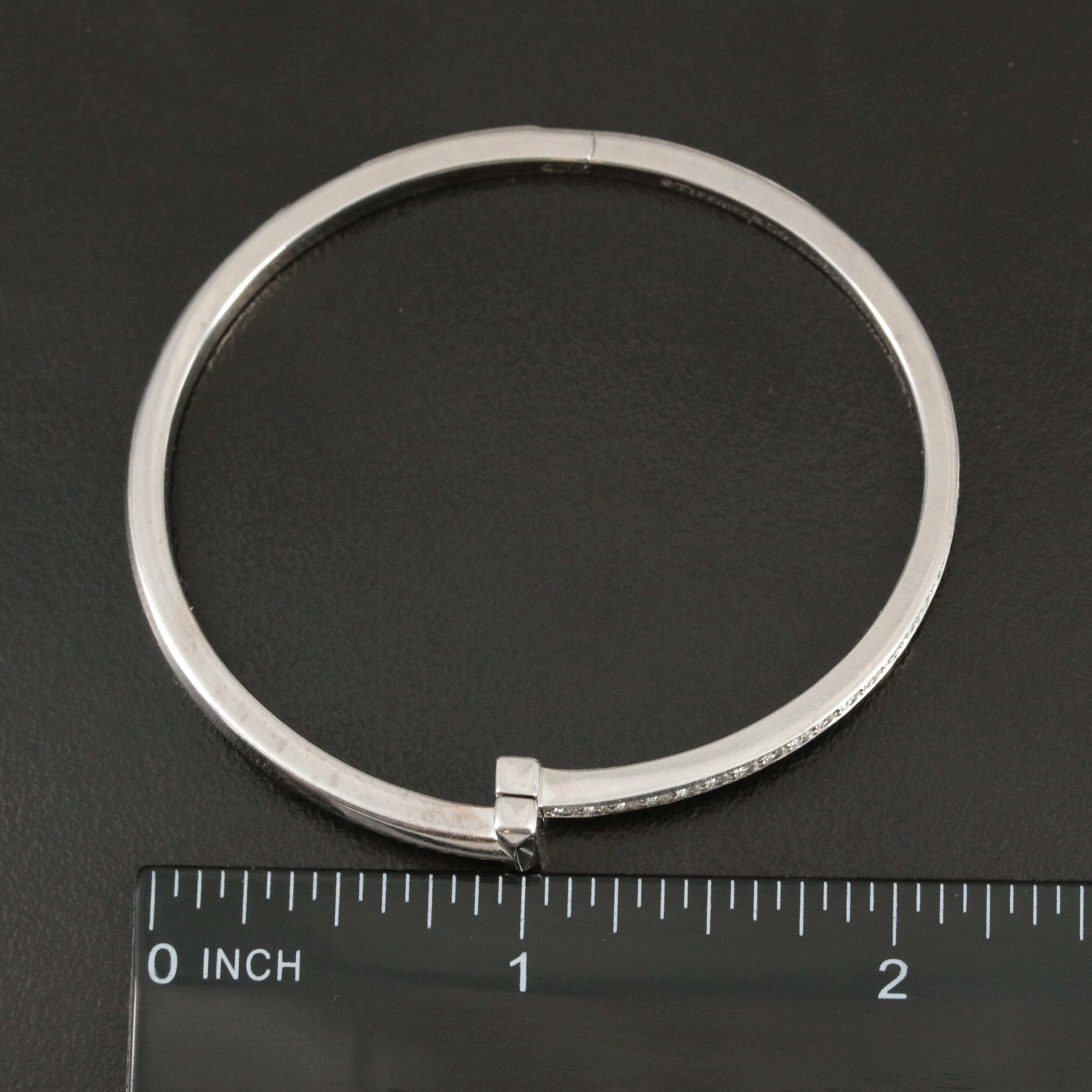 Tiffany & Co. "Tiffany T T1" 18K 0.92 CTW Diamond Bracelet