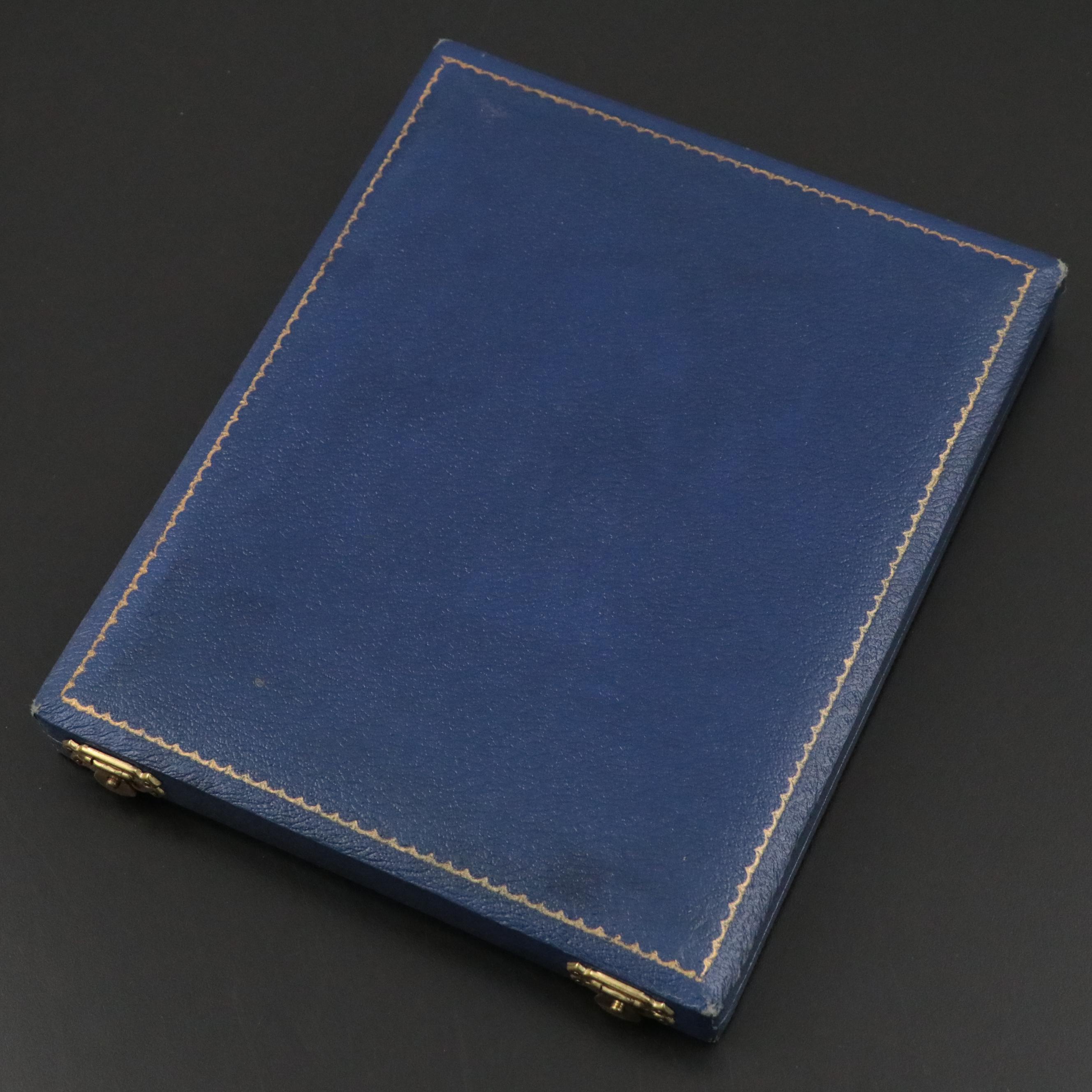 English Silver Plate Seafood Picks with Lobster Seal in Case