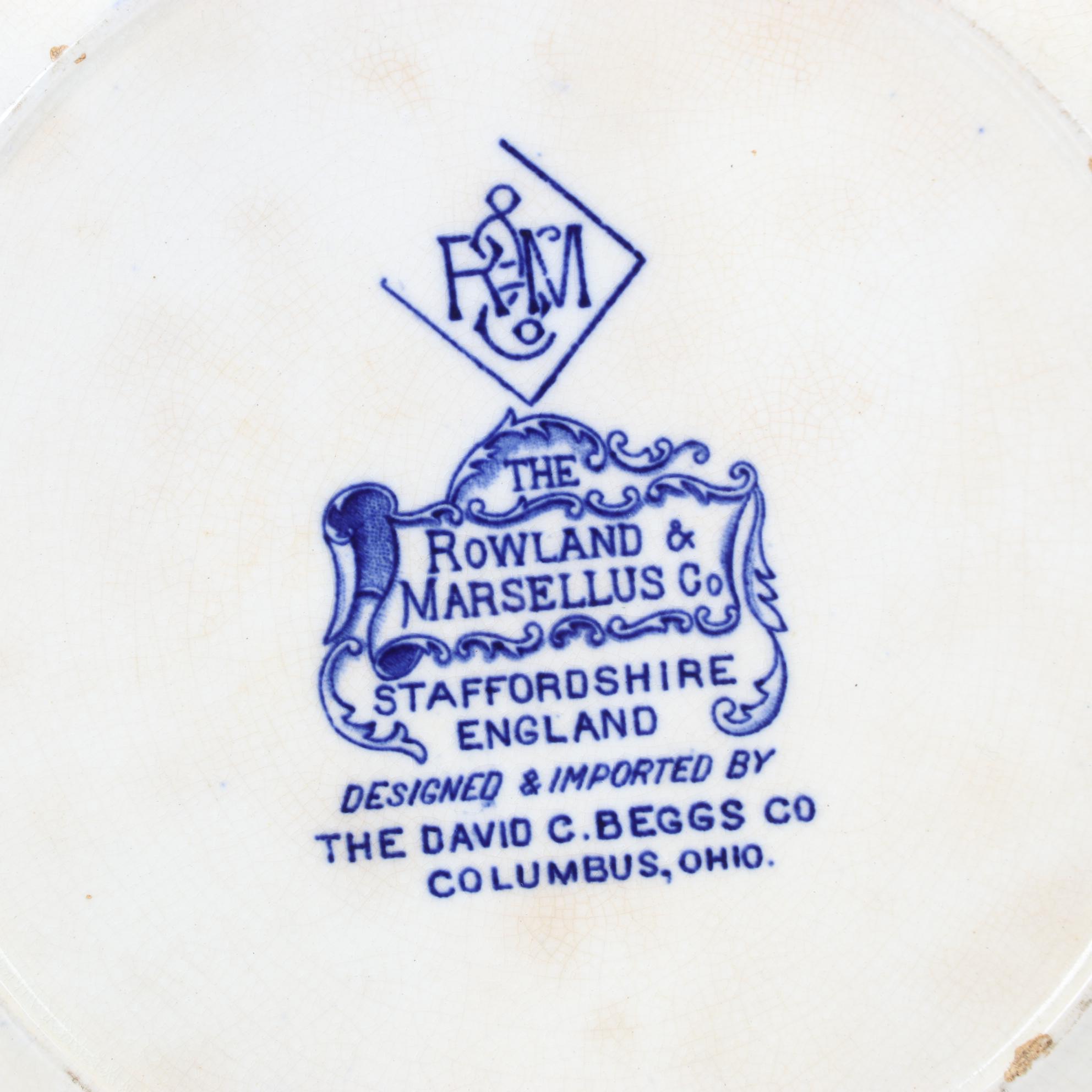 Columbus Ohio Souvenir Plate & Collection of Photos, Early to Mid 20th Century