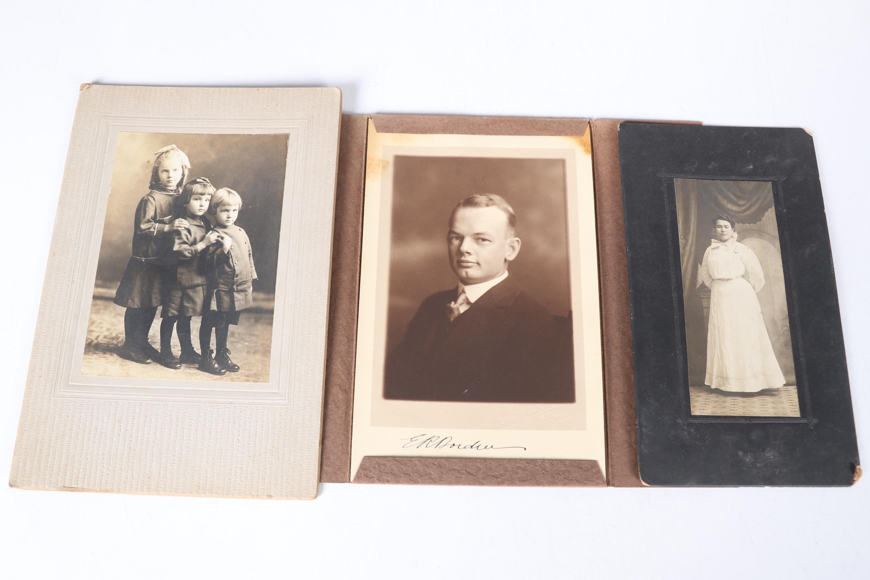 Columbus Ohio Souvenir Plate & Collection of Photos, Early to Mid 20th Century