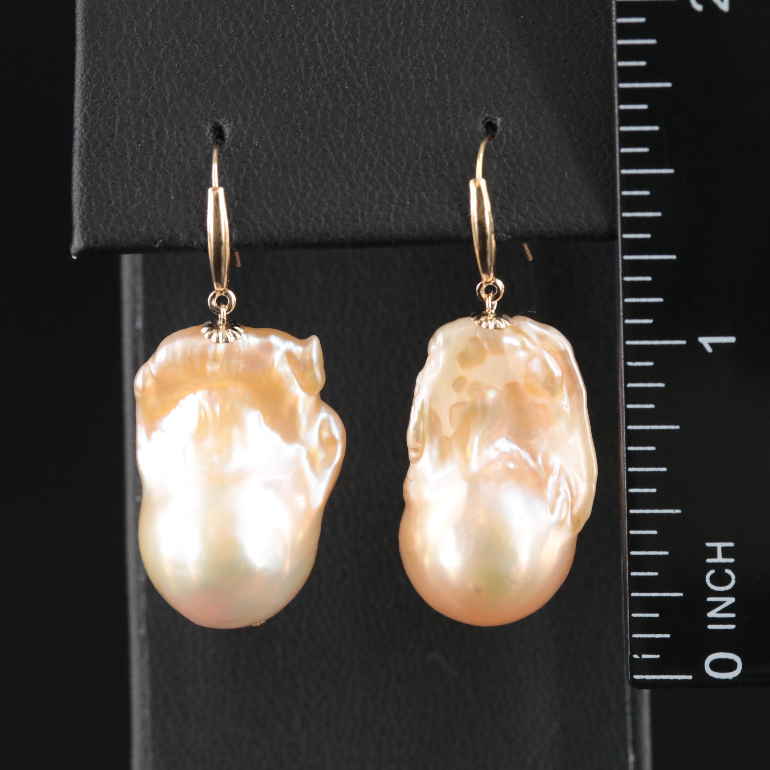 18K Pearl Earrings