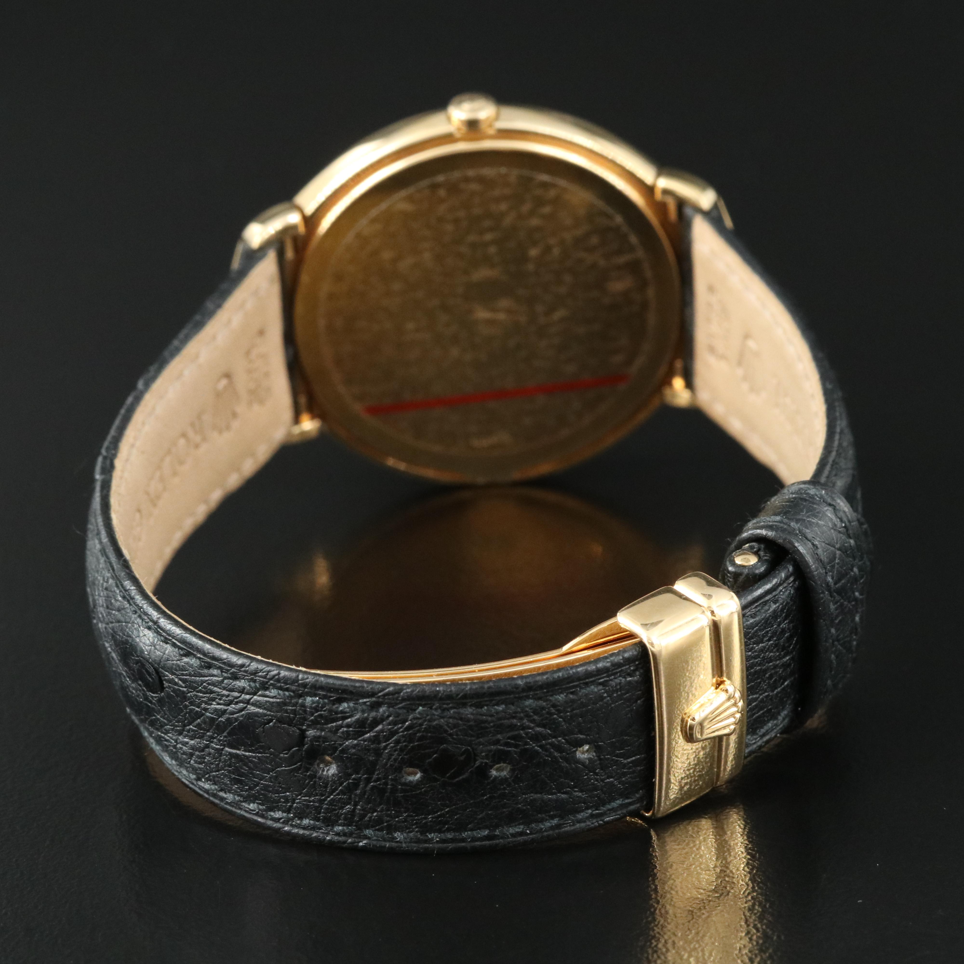 1990s 18K Rolex Cellini Quartz Watch