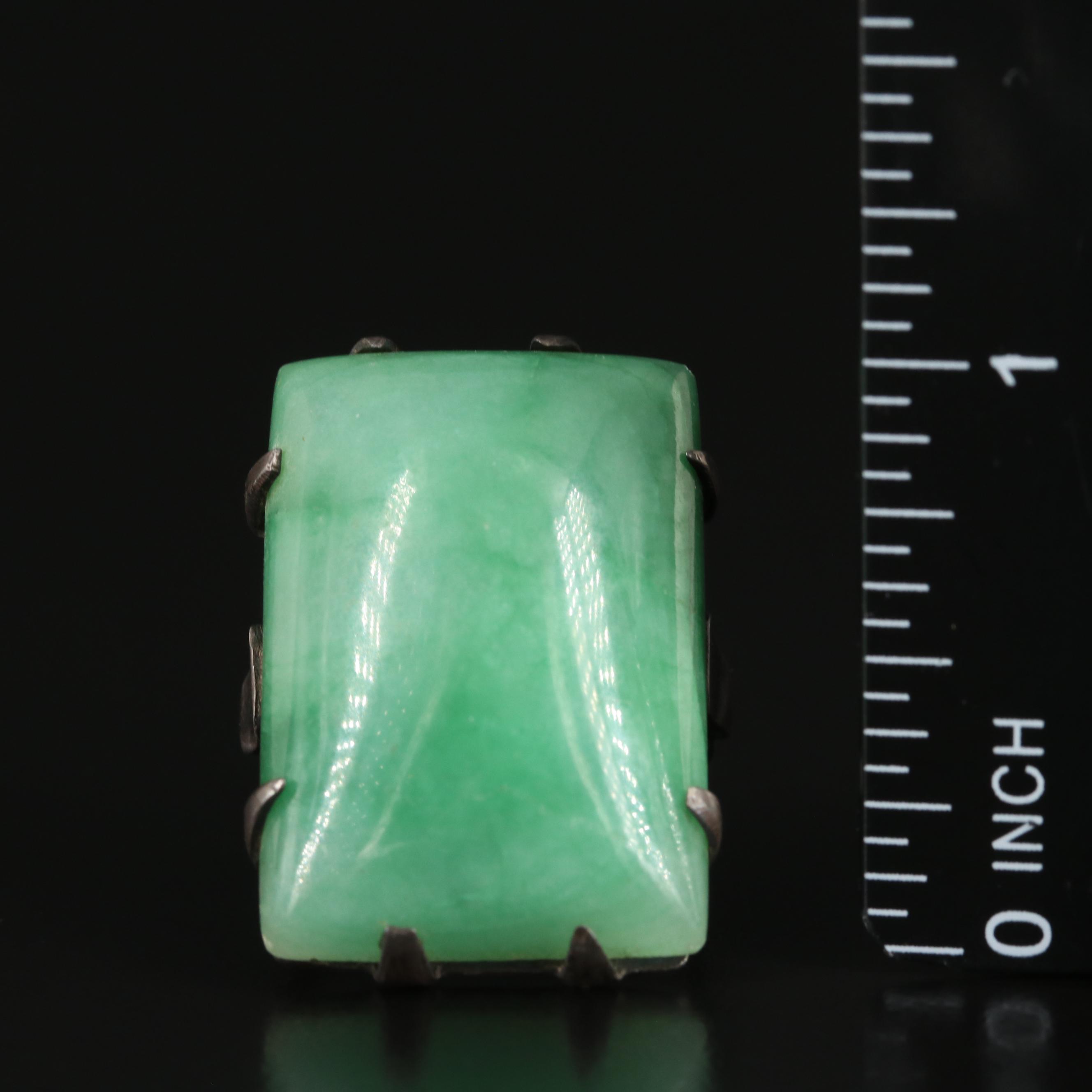 Sterling Calcite Panel Bracelet and Ring