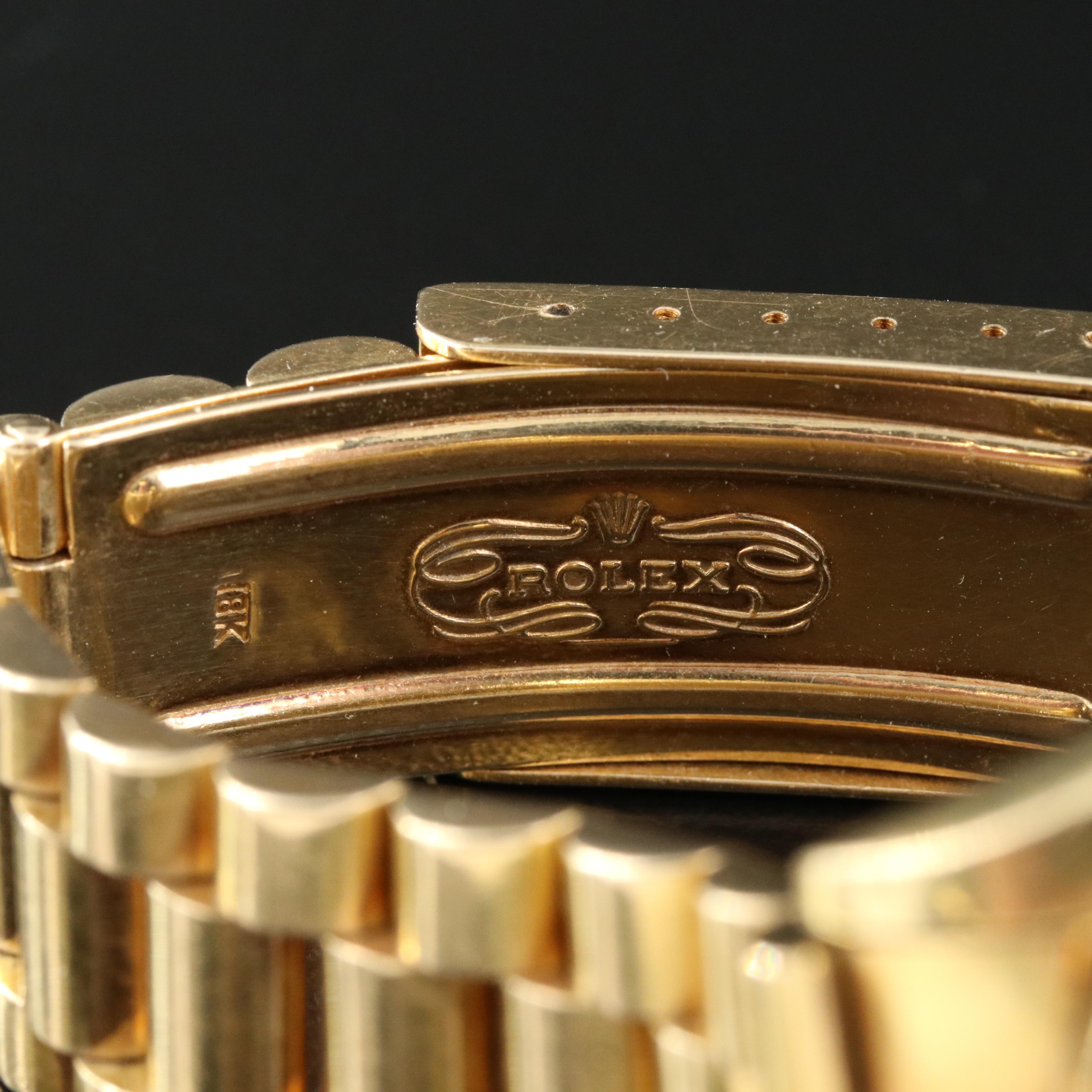 1970 Rolex Day Date Sigma Dial Non-Swiss Made President Band Watch