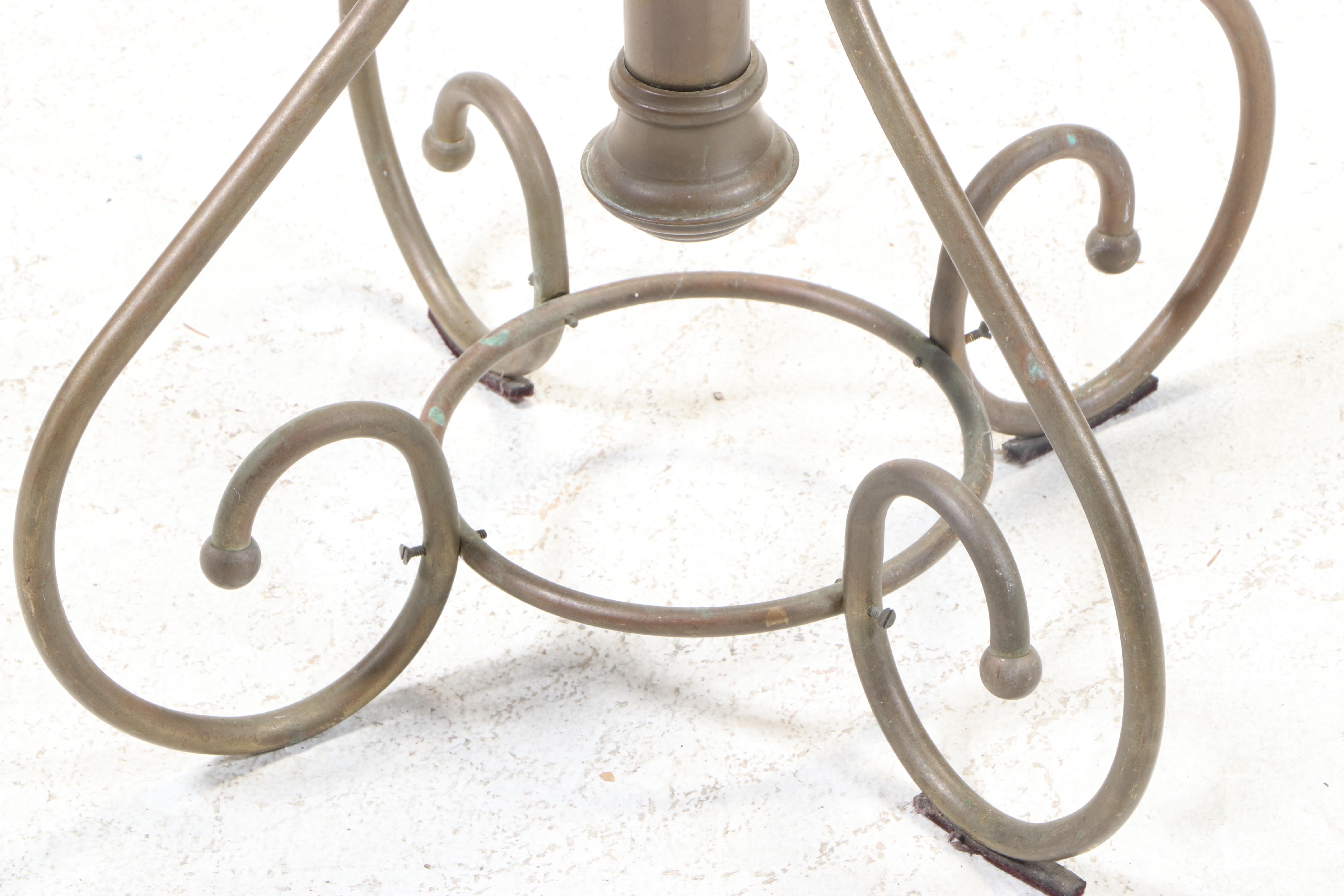 Tubular Brass Hall Tree, 20th Century