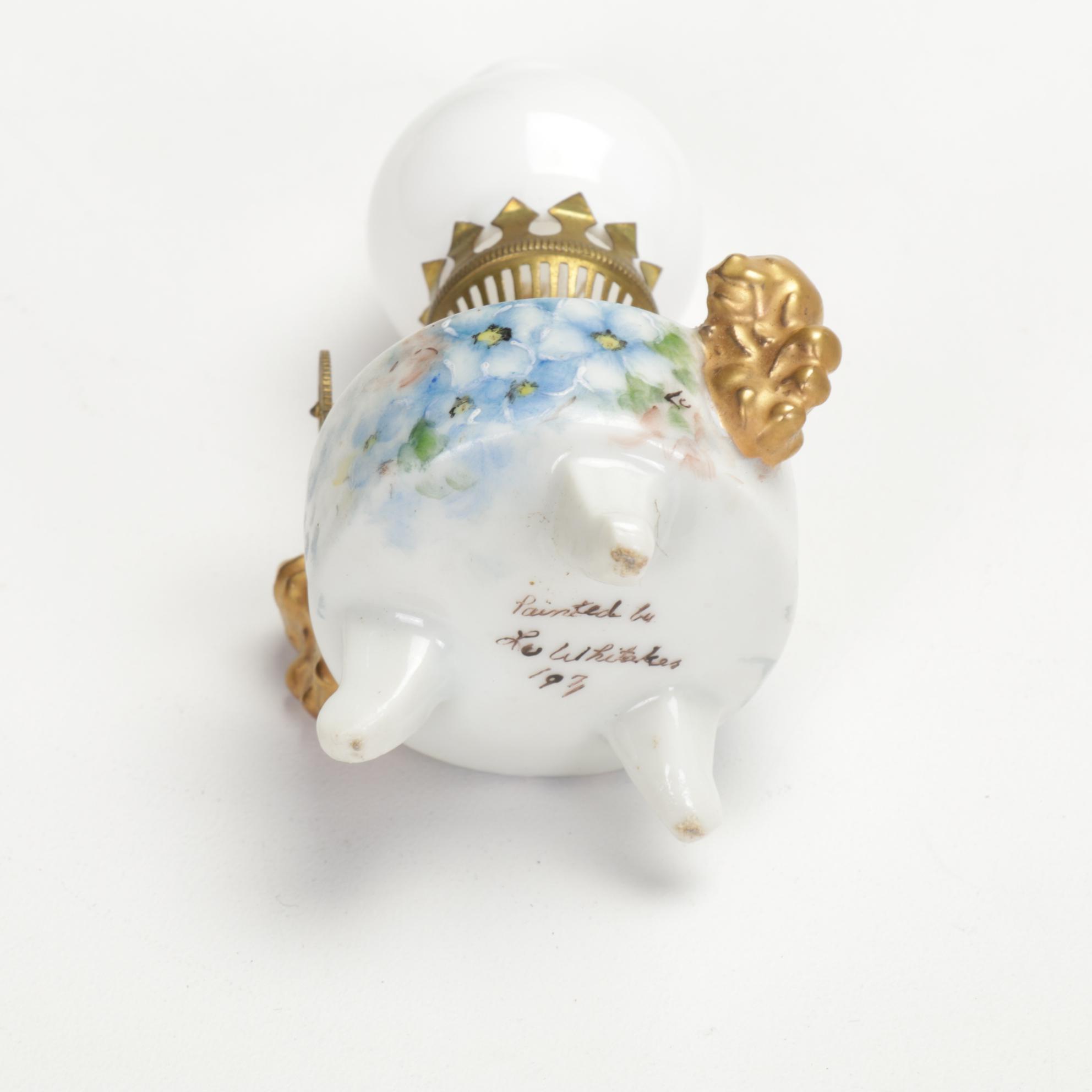 Labelle Pitcher, Blue "Linda" by Japan Coffee Pot, Mini Oil Lamps, & More