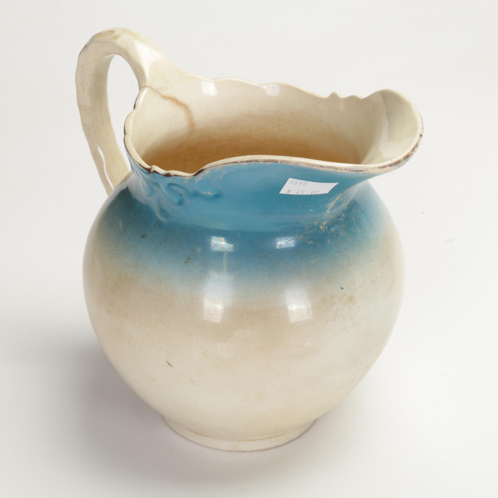 Labelle Pitcher, Blue "Linda" by Japan Coffee Pot, Mini Oil Lamps, & More