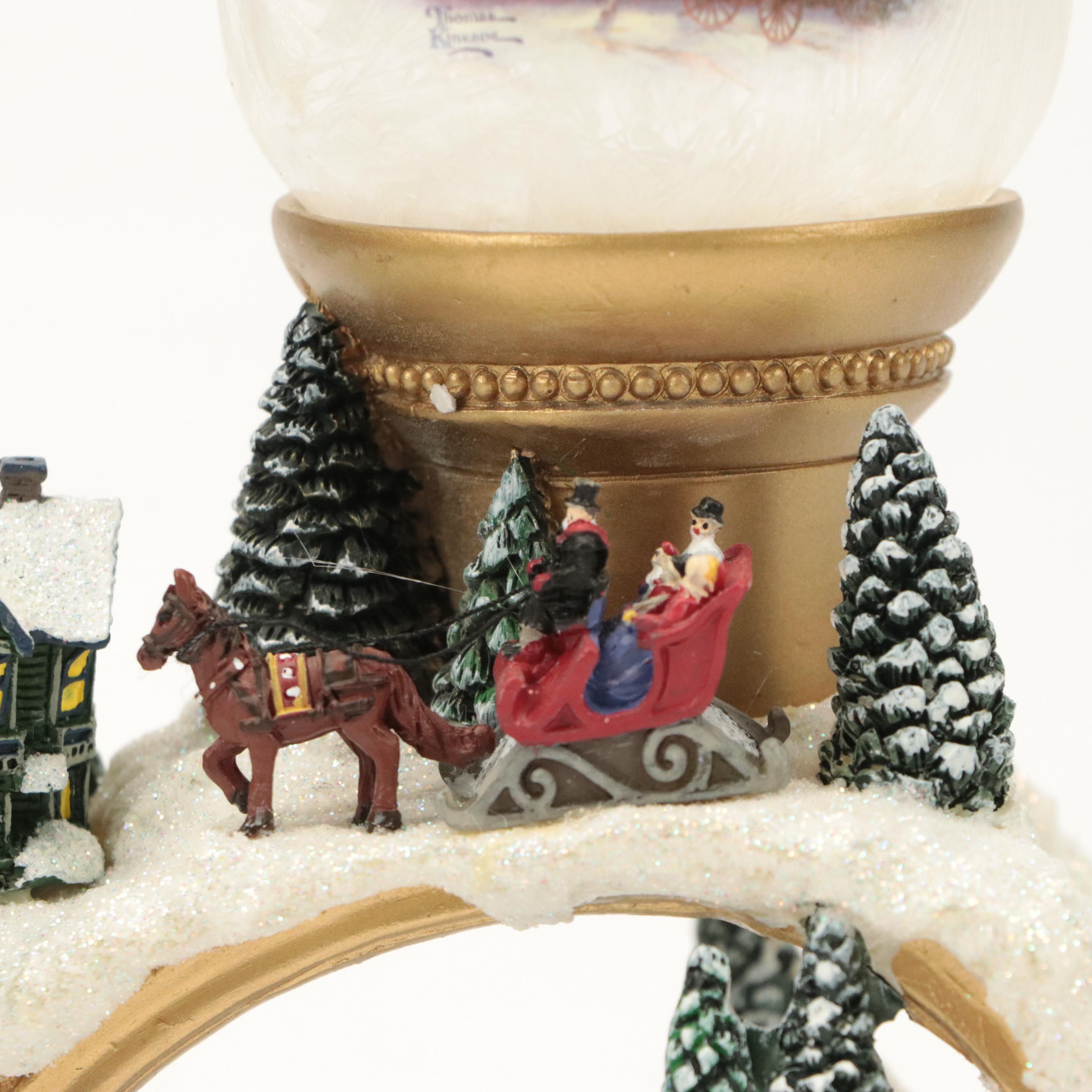 The Bradford Exchange Thomas Kinkade "Victorian Christmas II" Votive