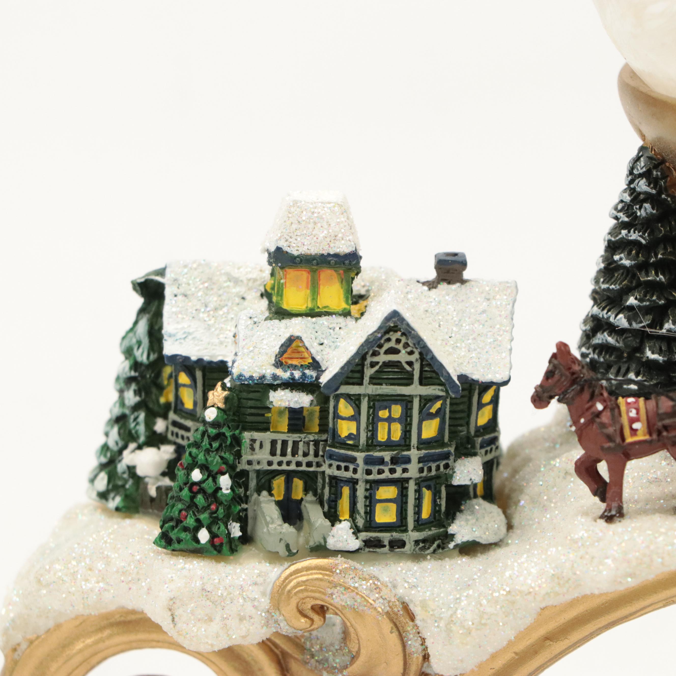 The Bradford Exchange Thomas Kinkade "Victorian Christmas II" Votive