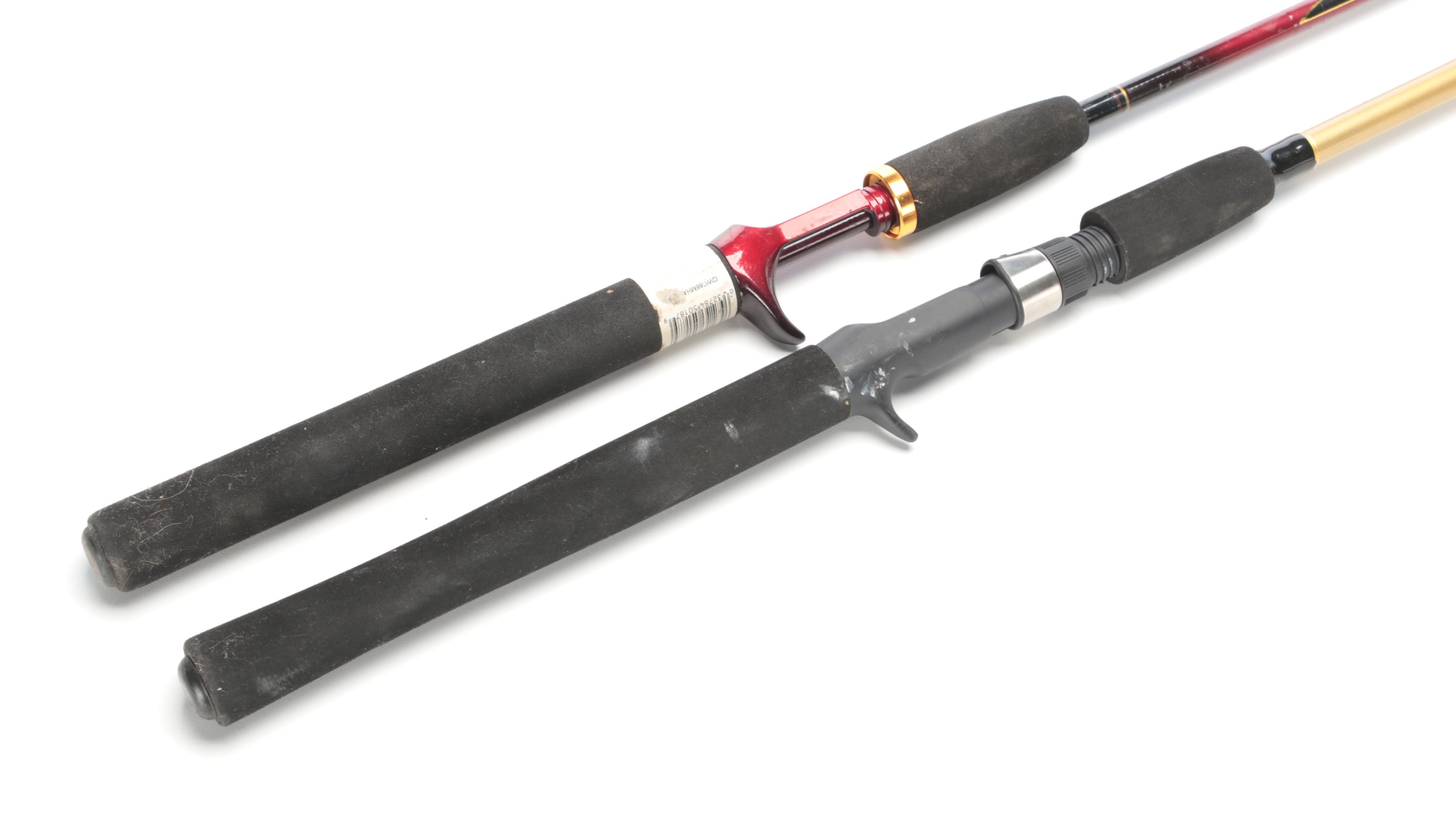 Fenwick Cork Handle Casting Rod with Abu Garcia Round Reel and More