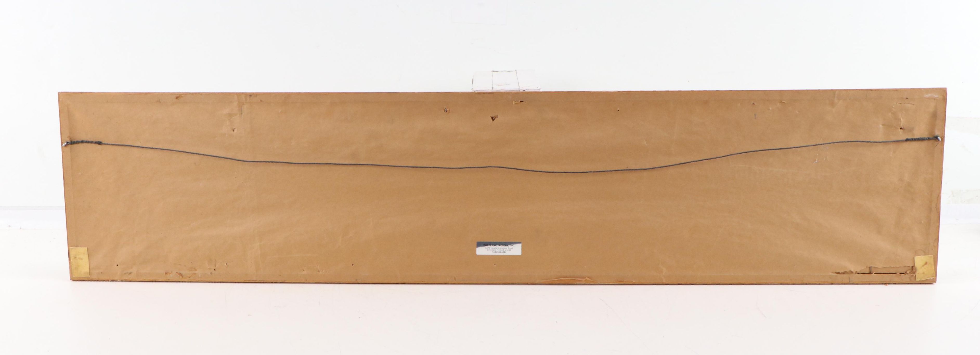 Offset Lithograph After Schematic Drawing of the Brooklyn Bridge