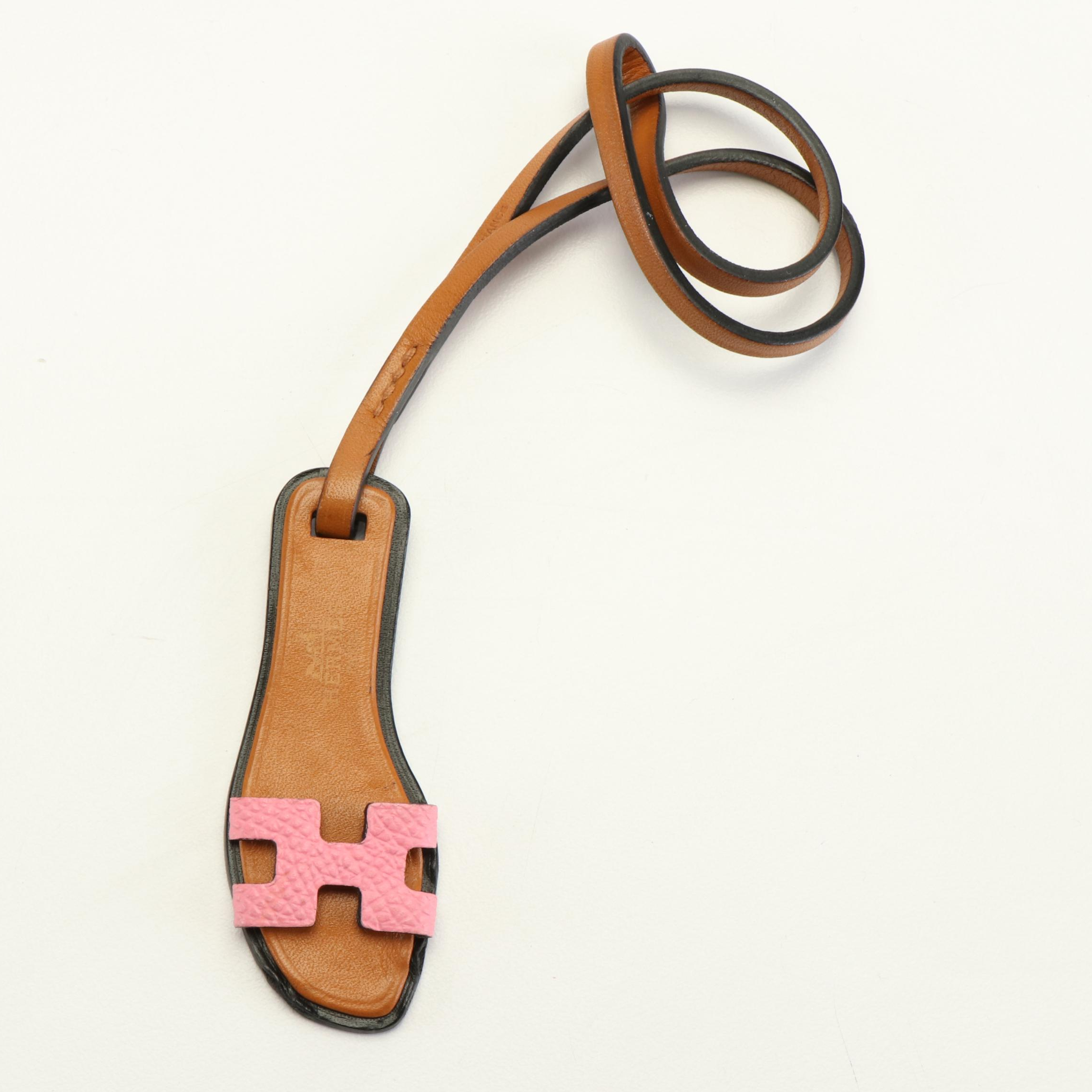 Hermès Oran Nano Leather Shoe Bag Charm