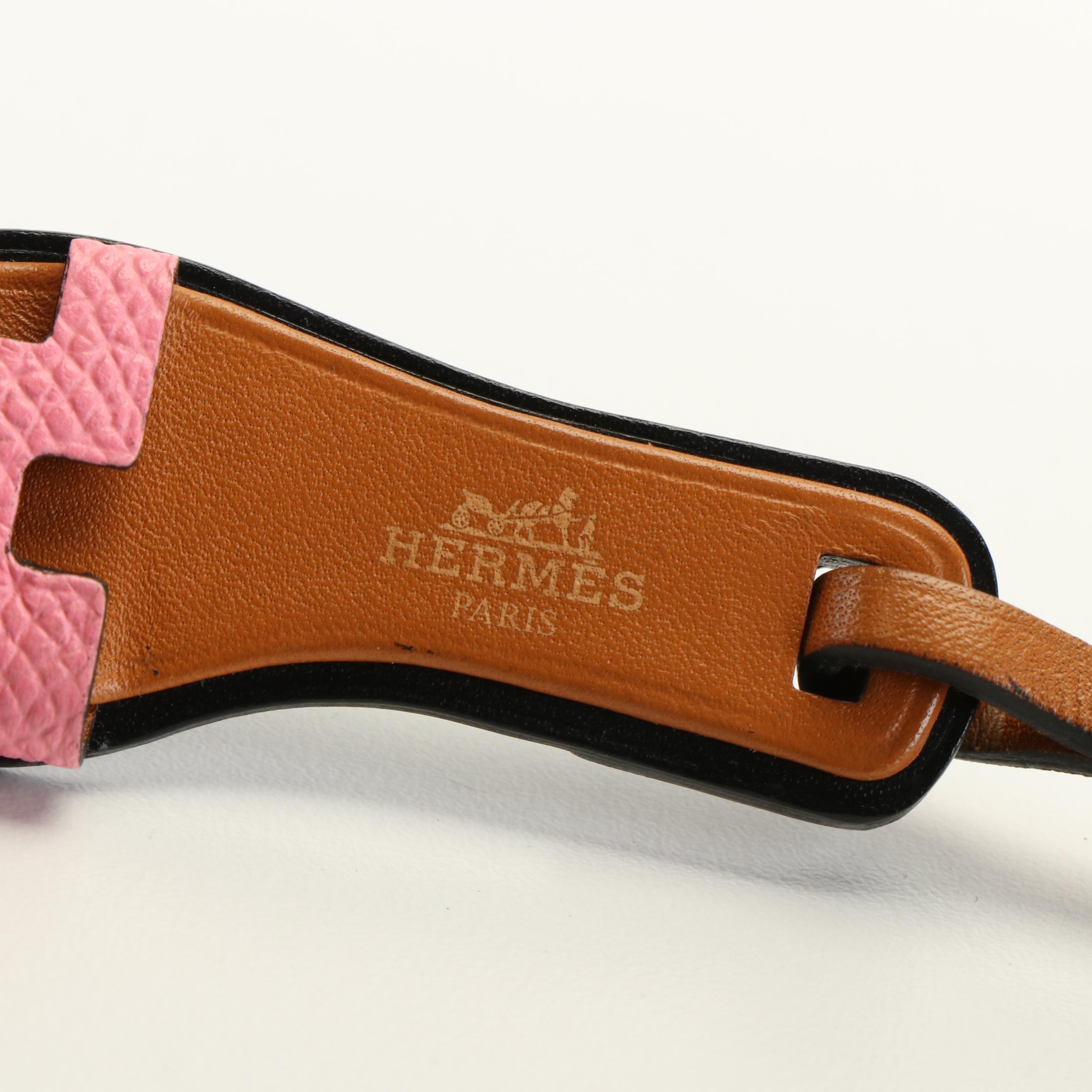 Hermès Oran Nano Leather Shoe Bag Charm