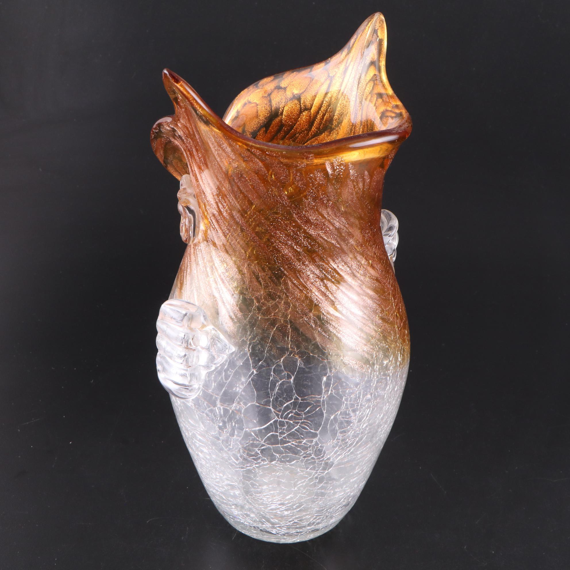 Glass Owl Vases