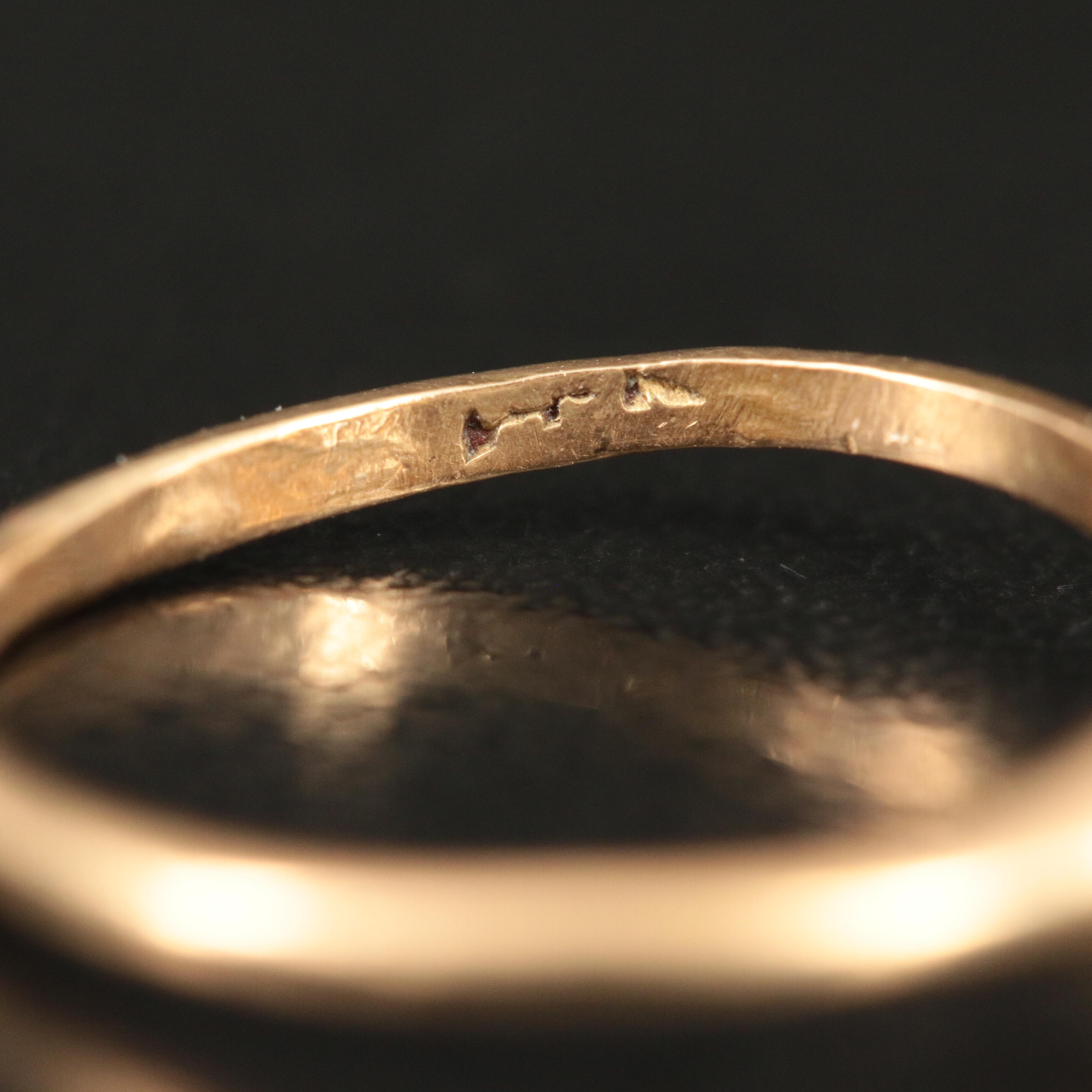 Vintage 14K Pearl Solitaire Ring