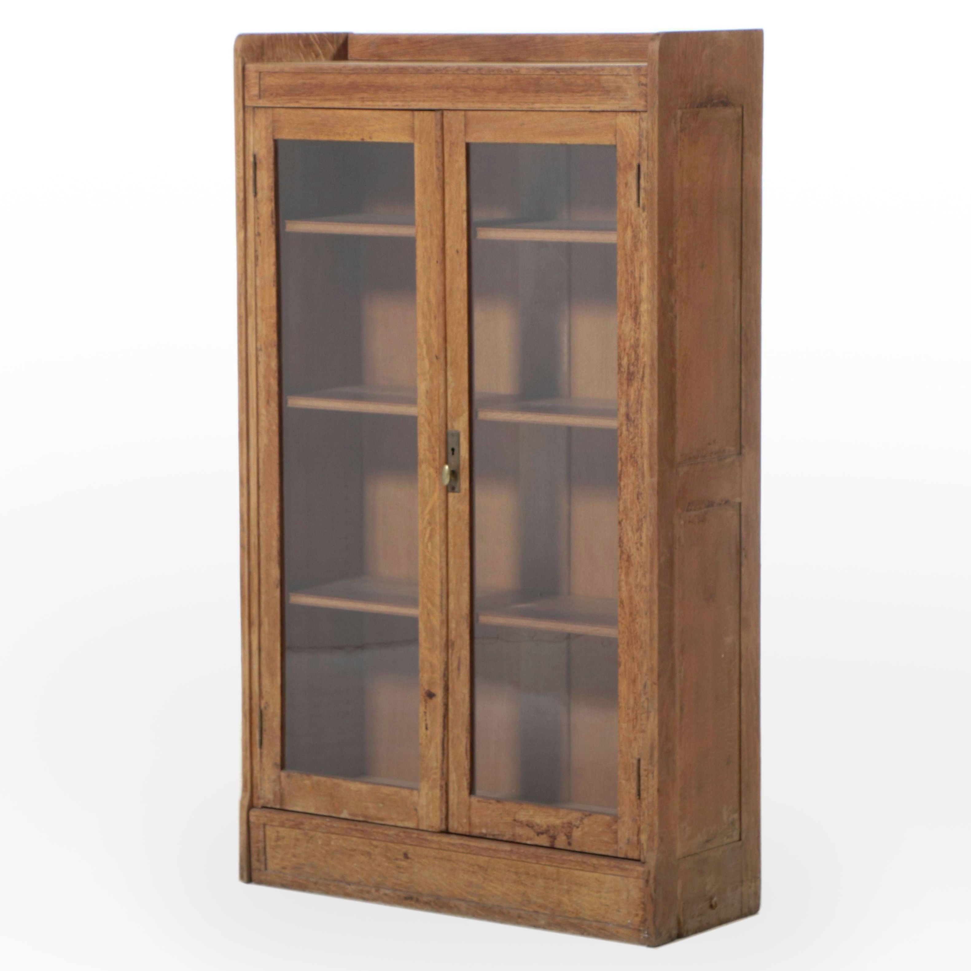 Library Bureau Sole Makers Quartersawn Oak Bookcase, Early 20th Century