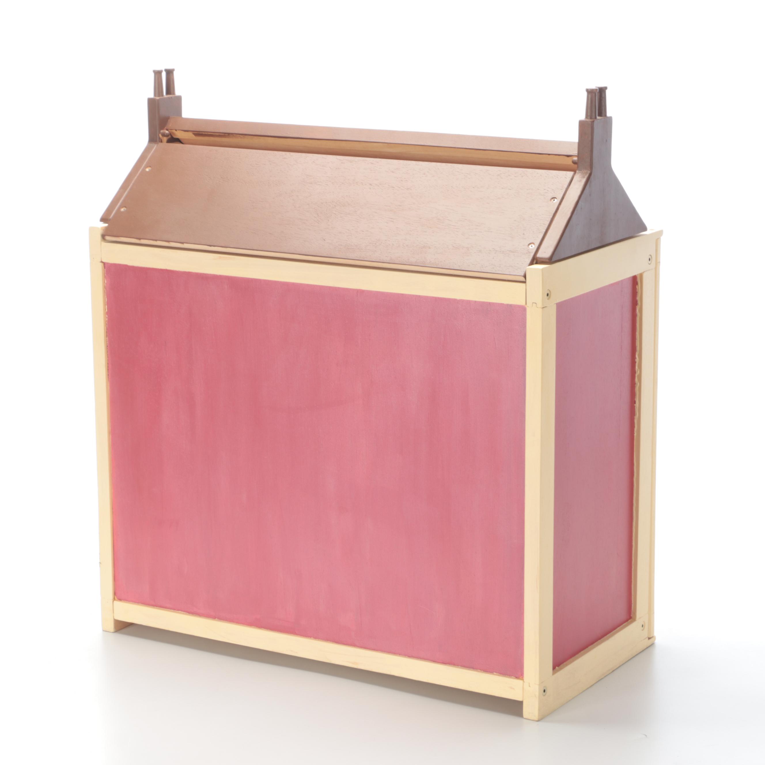 Wooden Doll House with Accessories