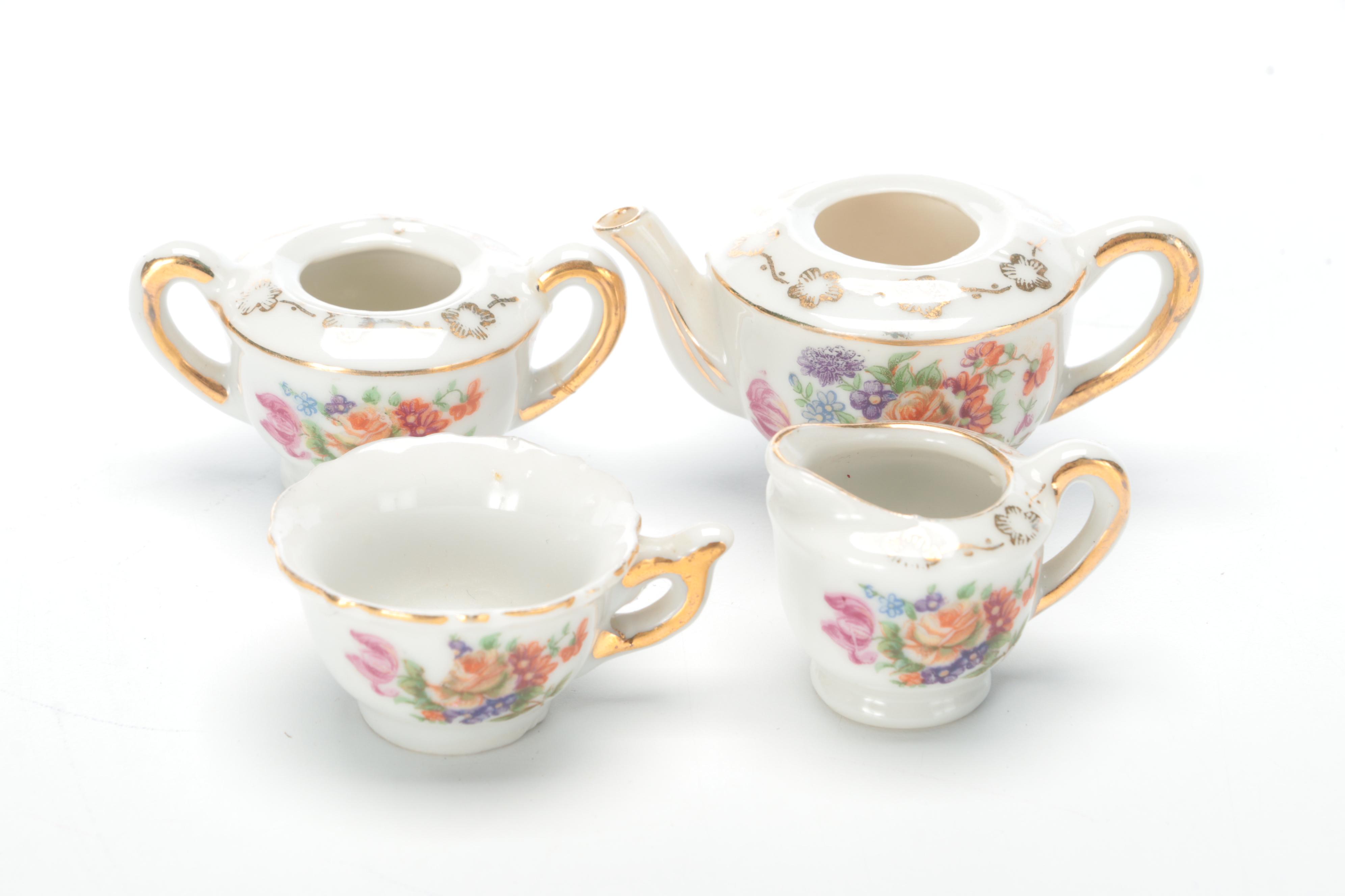 Wooden Doll House with Accessories