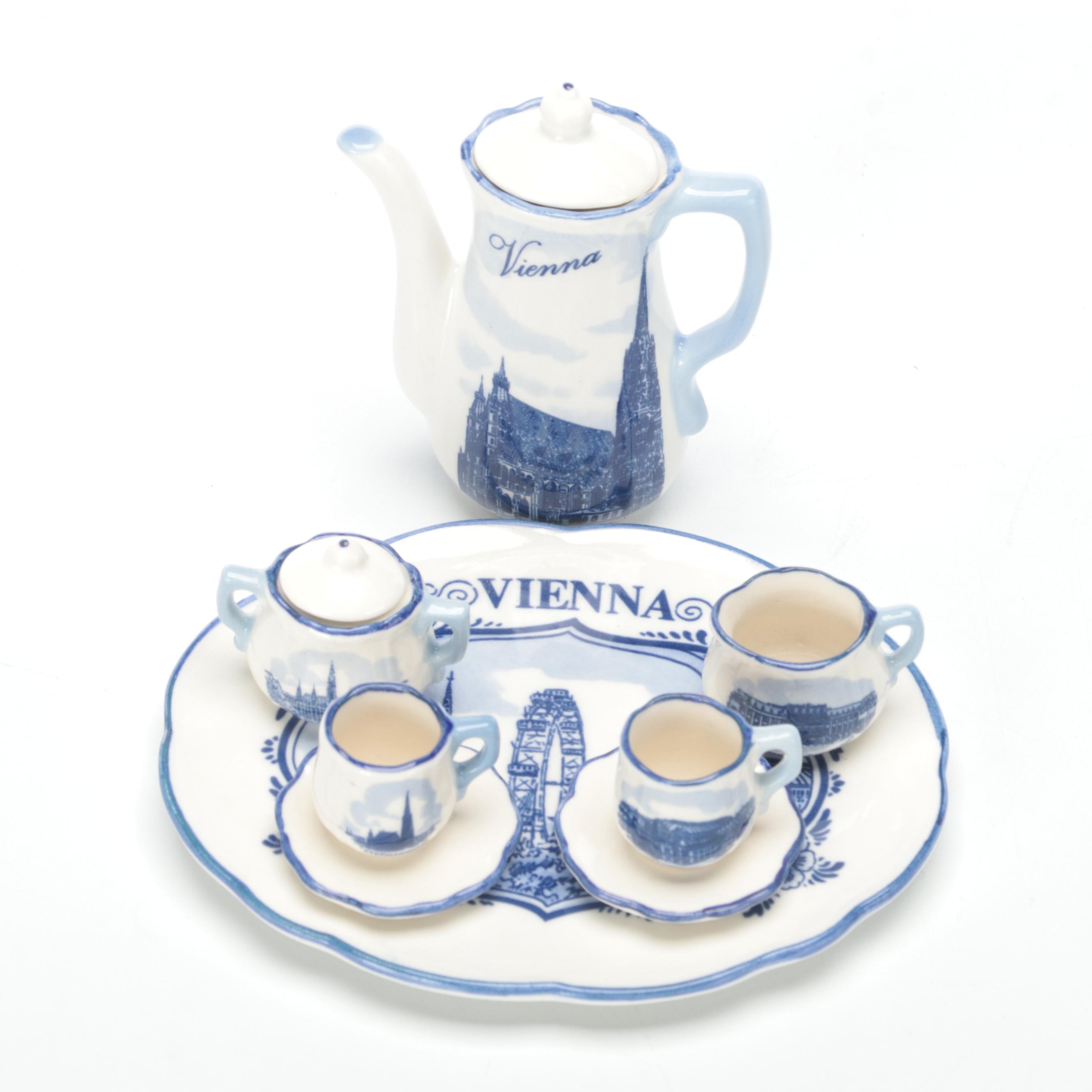 Wooden Doll House with Accessories