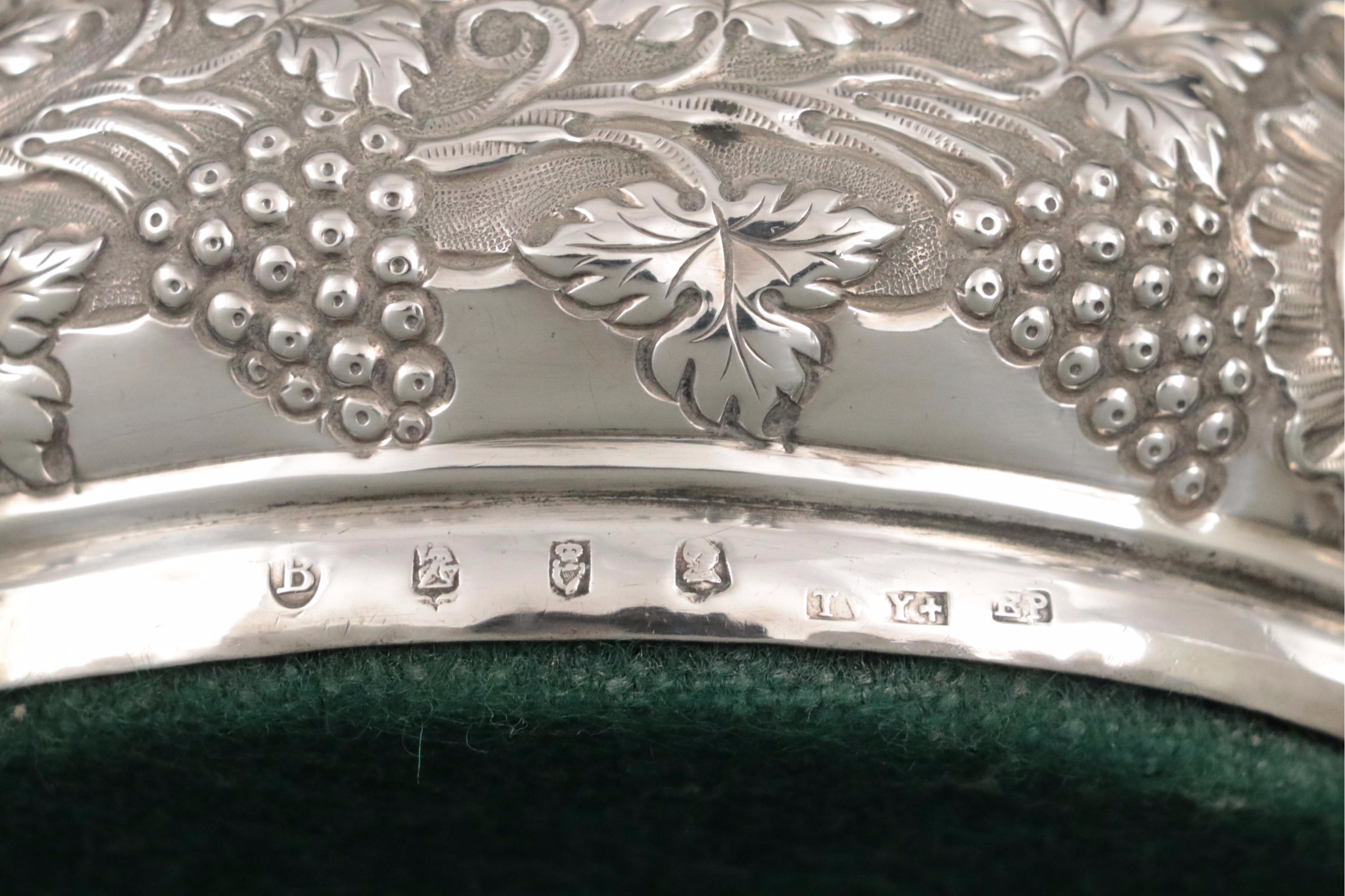 Edward Power and Edward Twy Sterling Silver Wine Coasters