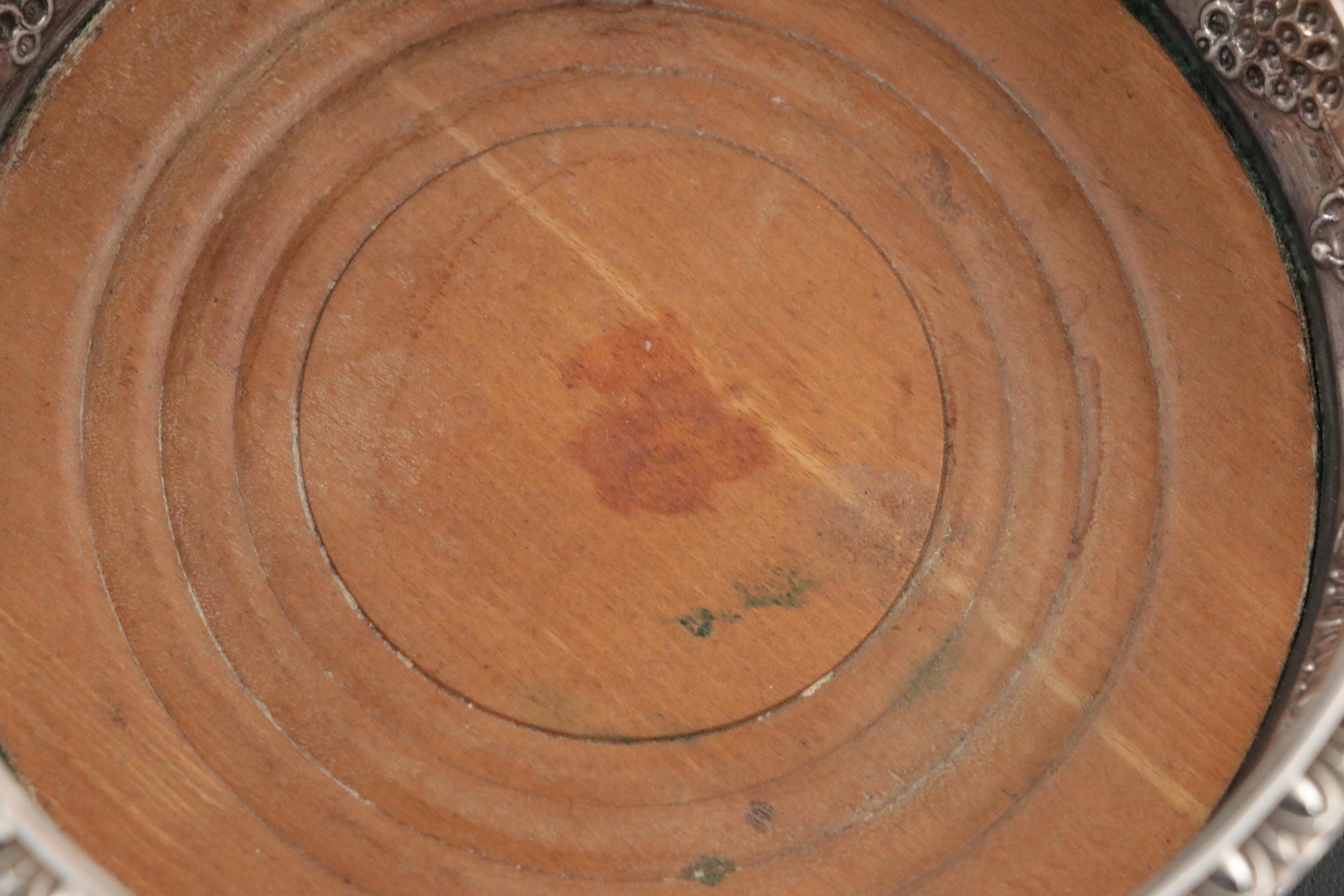 Edward Power and Edward Twy Sterling Silver Wine Coasters