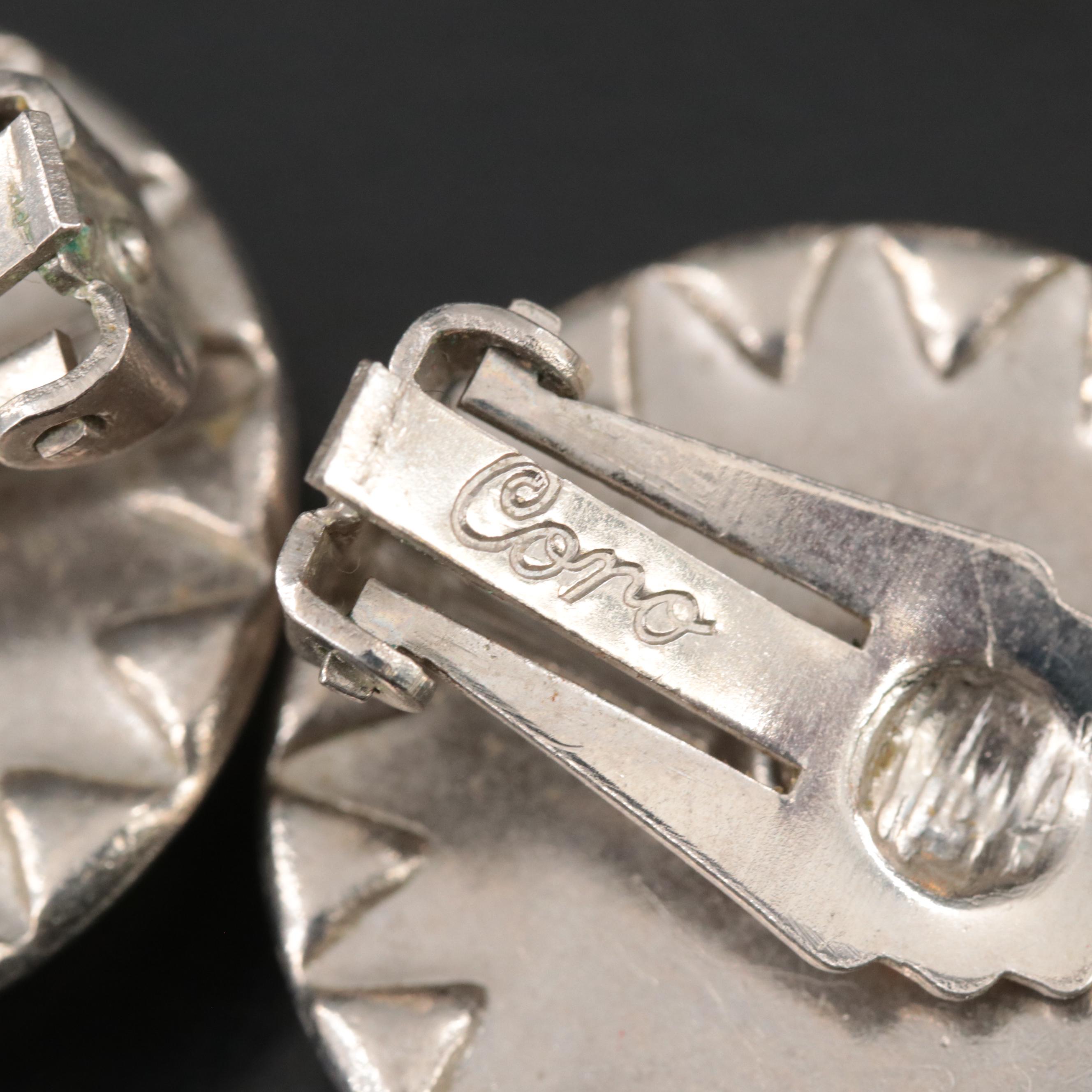 Vintage Jewelry Collection Including Assembled Brooches and Rhinestones