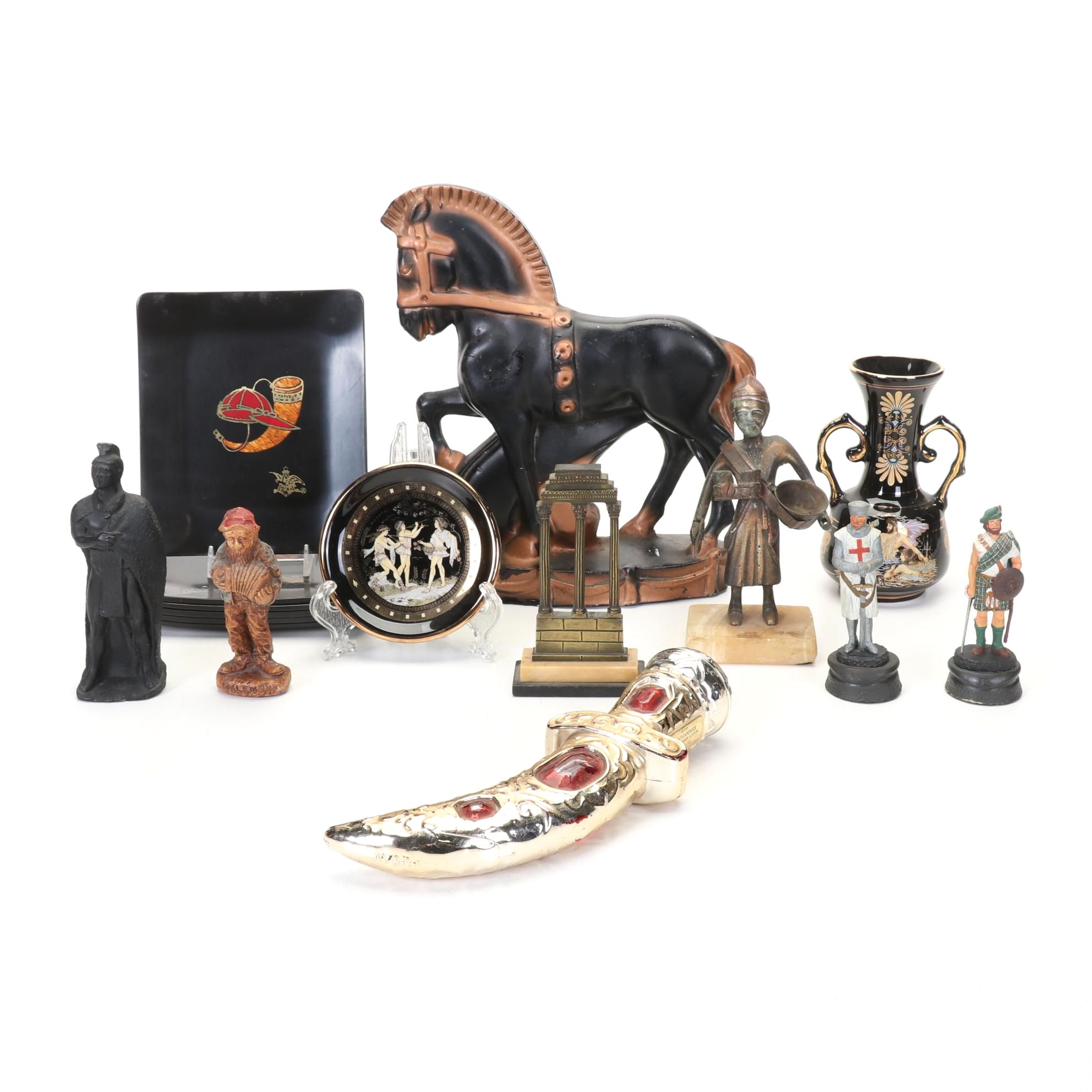 Global Figures and Decor Featuring King Kamehameha Poly Lava Souvenir Statue