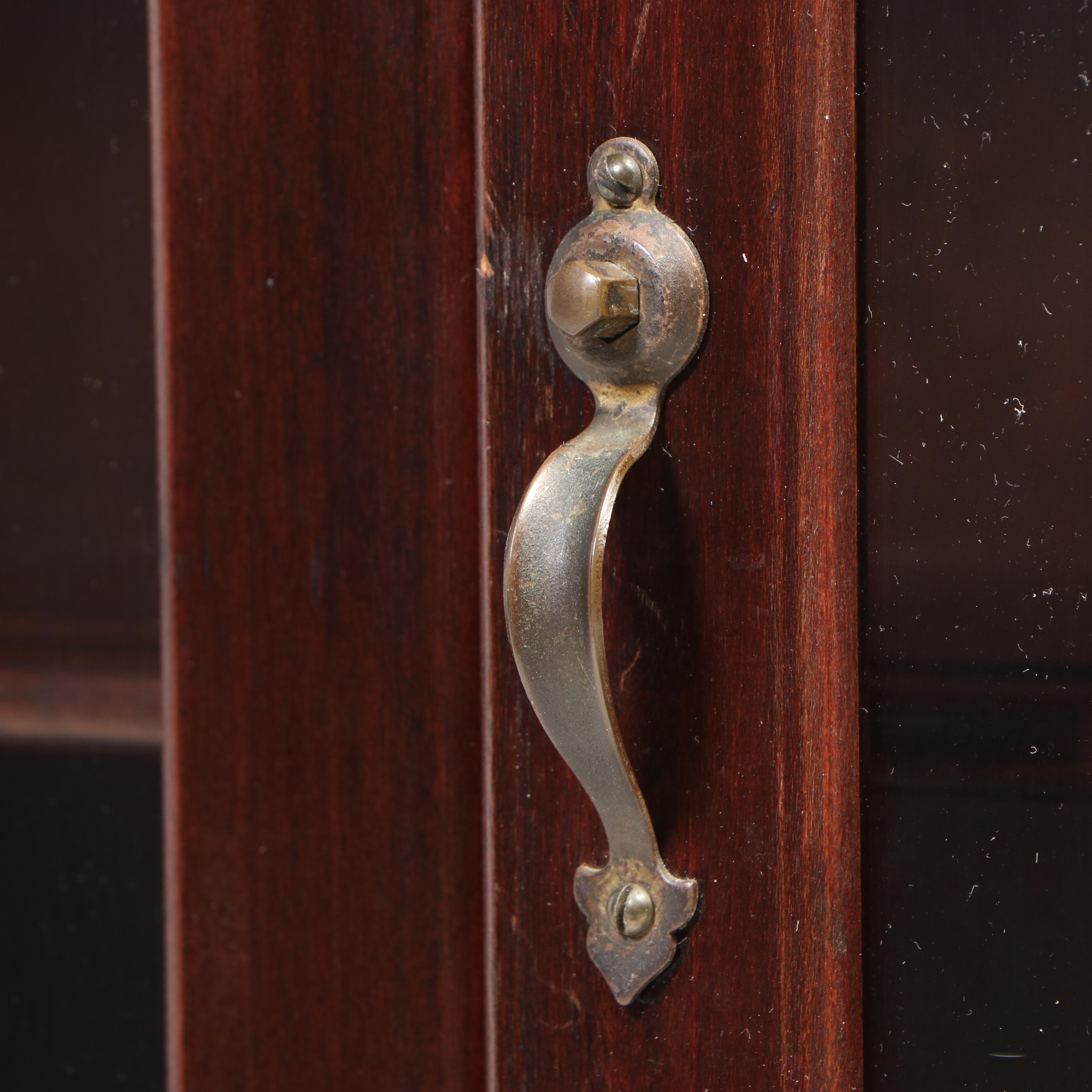 Stern Brothers Colonial Revival Mahogany-Stained Bookcase, Early 20th Century