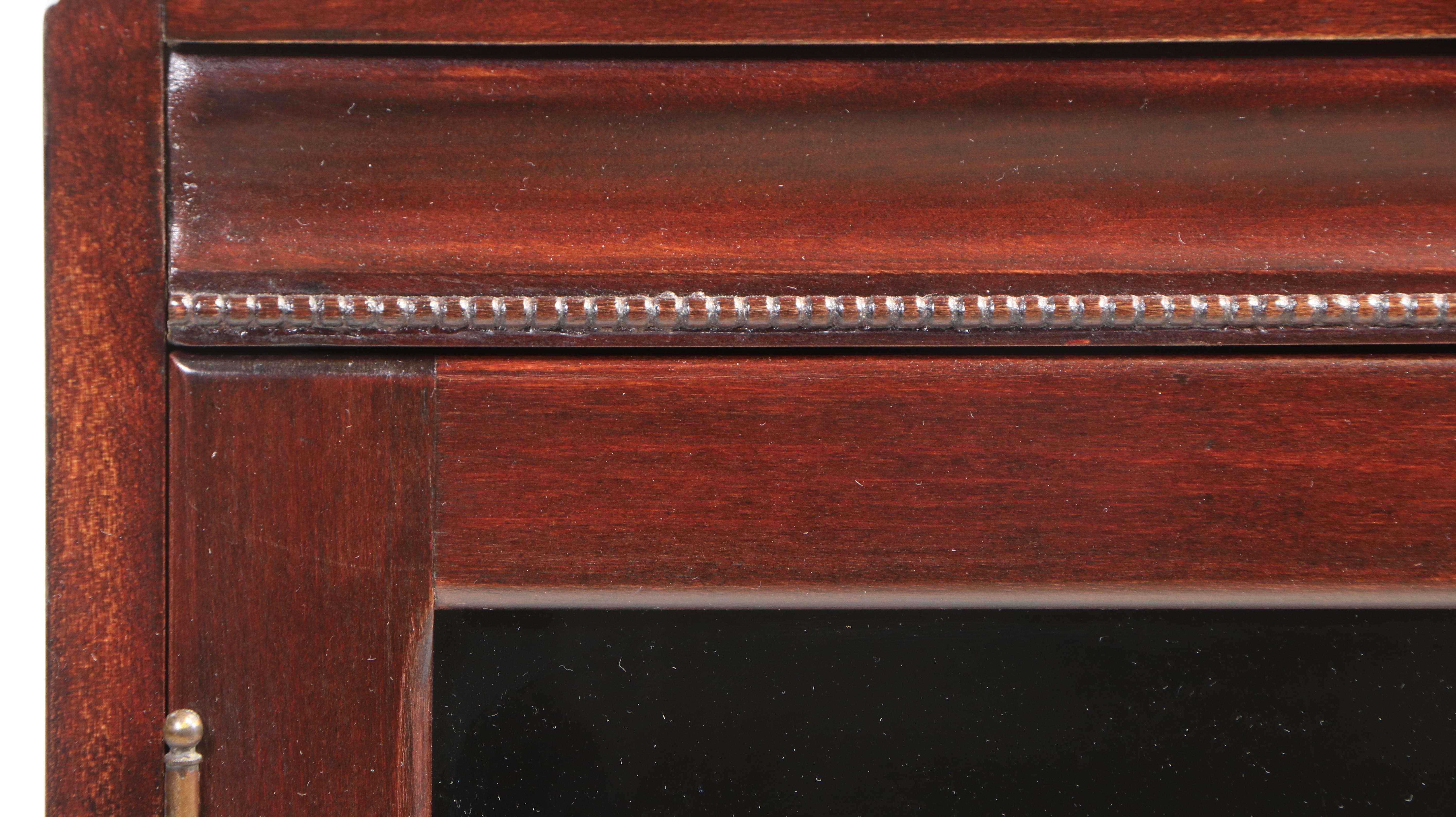 Stern Brothers Colonial Revival Mahogany-Stained Bookcase, Early 20th Century