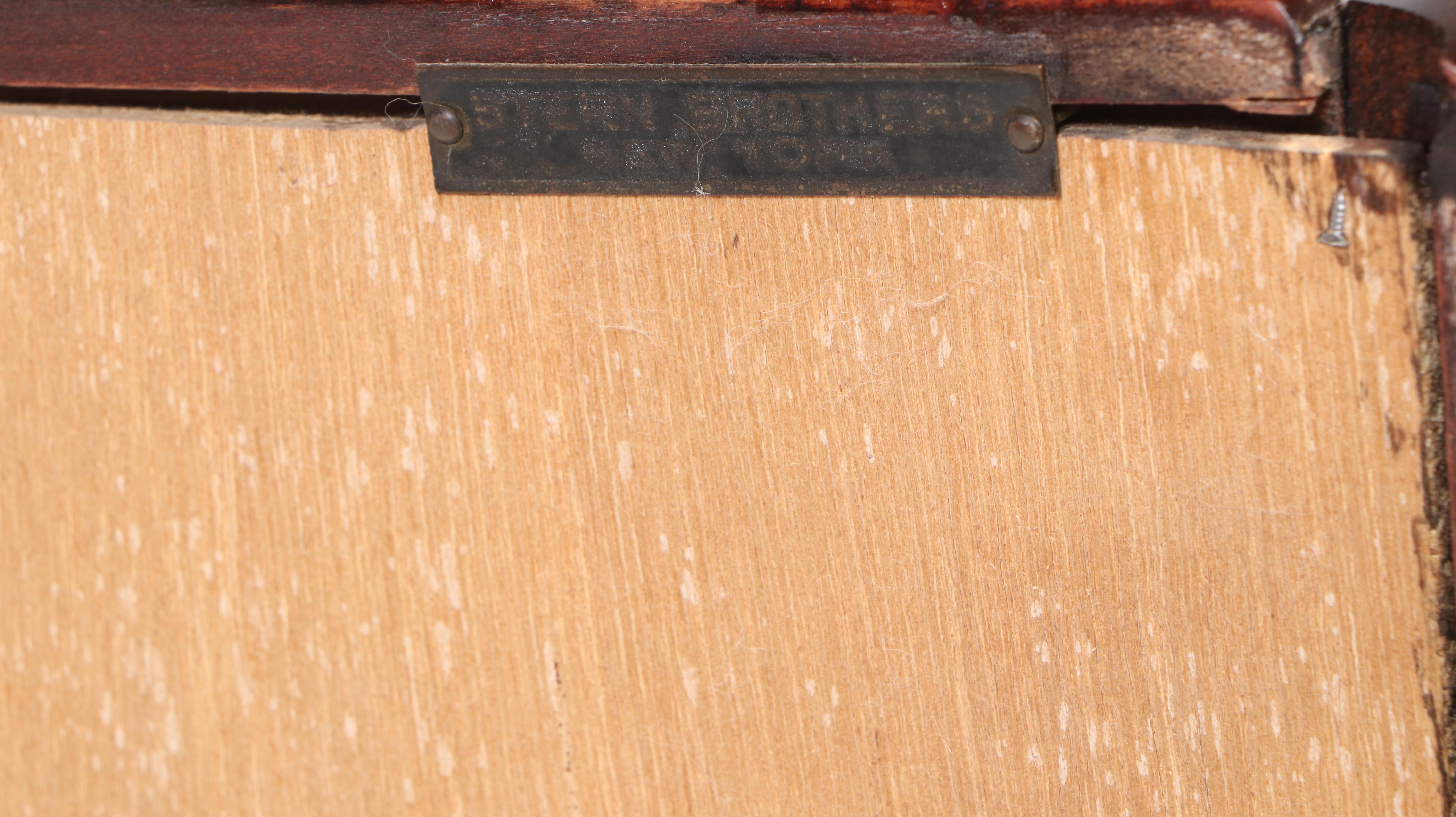 Stern Brothers Colonial Revival Mahogany-Stained Bookcase, Early 20th Century