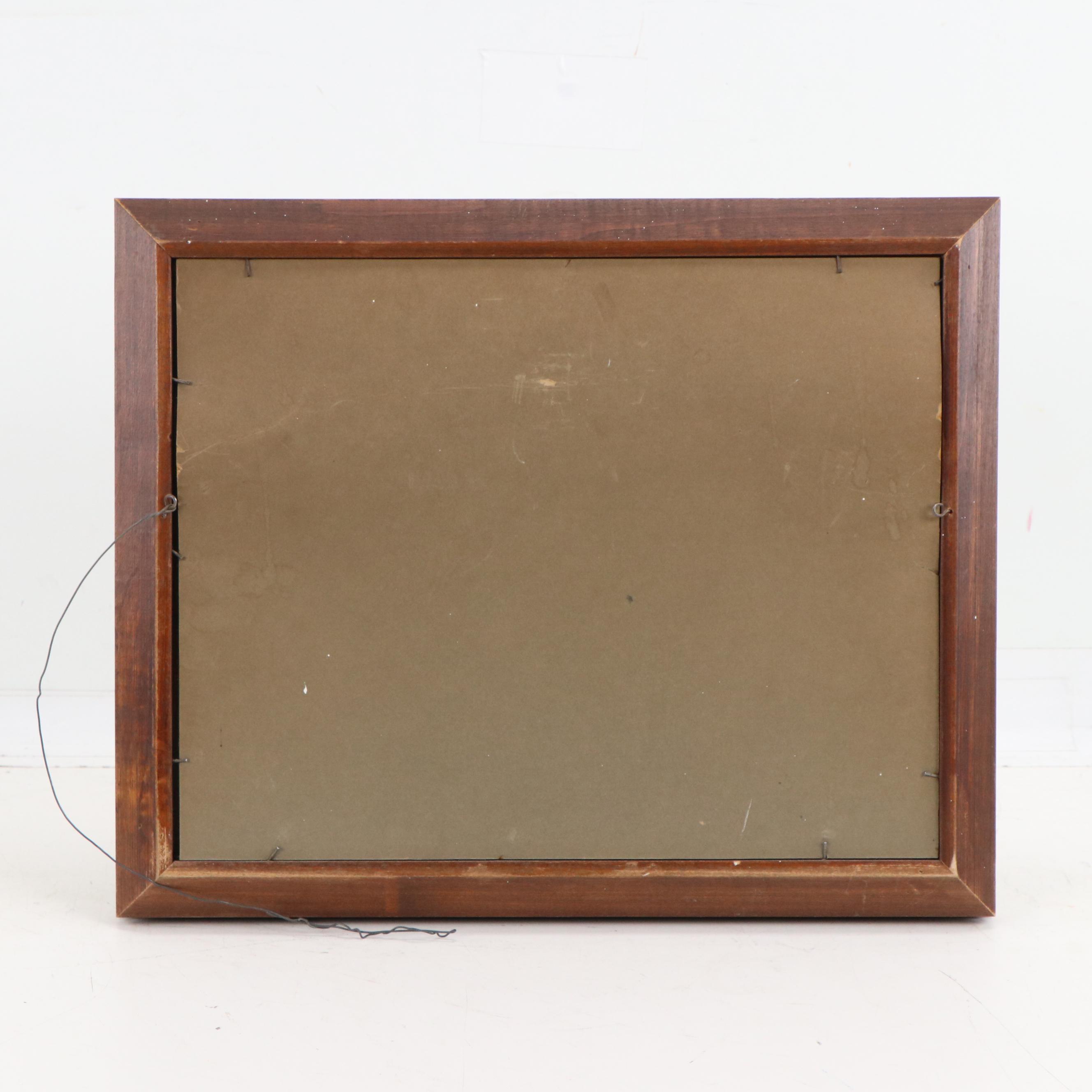 Cityscape Watercolor Painting of Street Scene