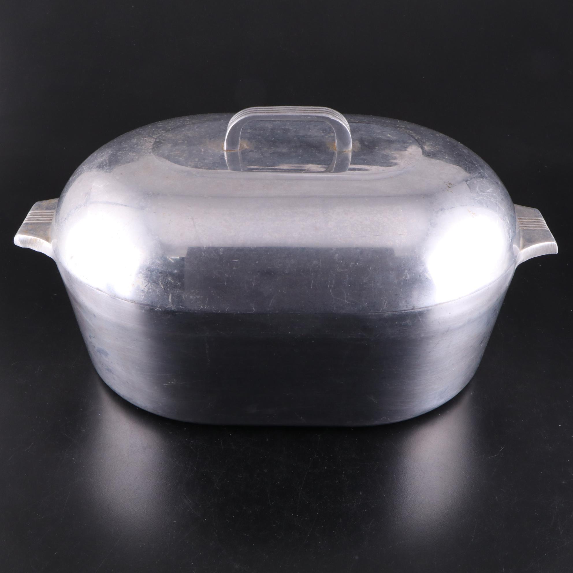 Wagner Ware Roasting Pan and Trivet with Metal Cake Pan with More