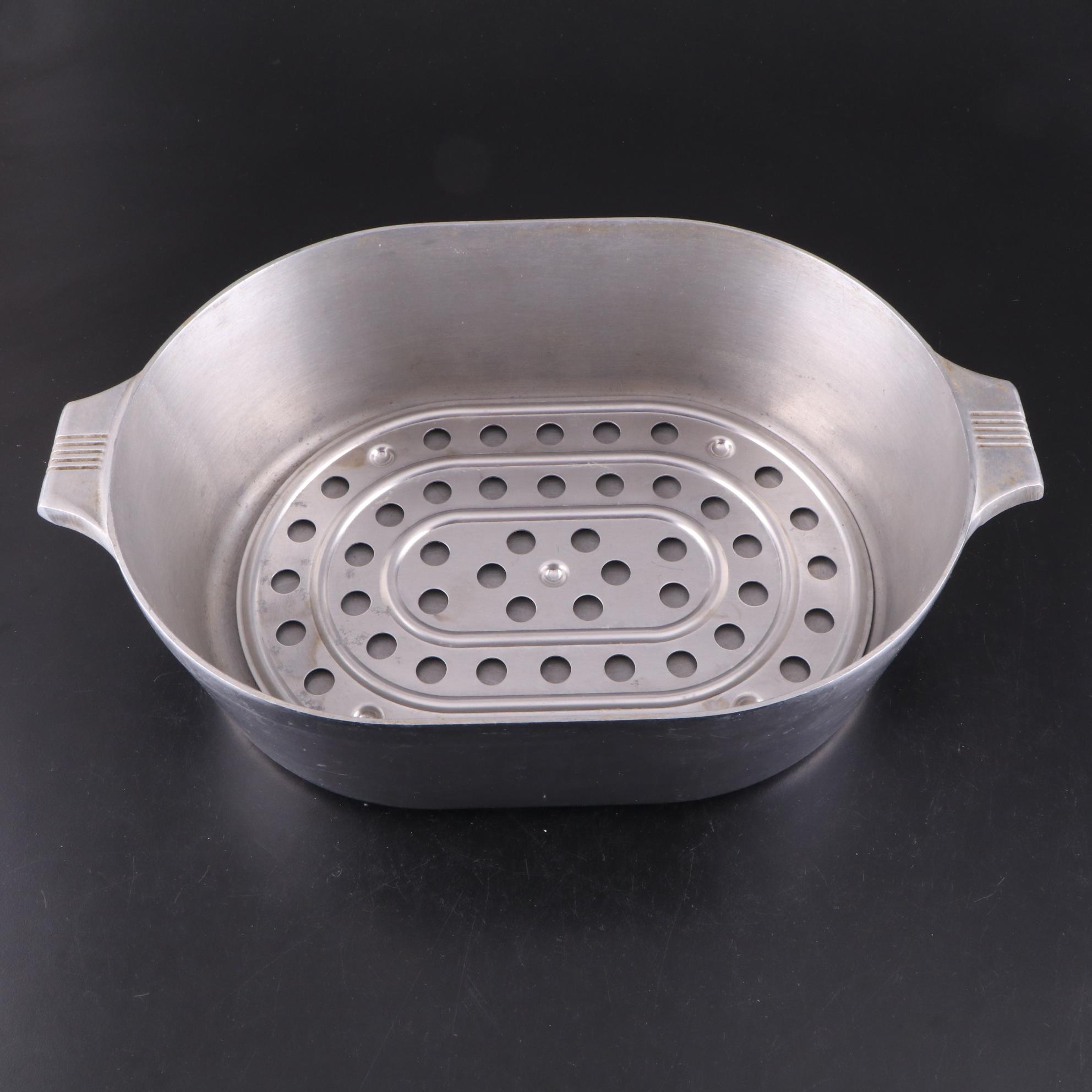 Wagner Ware Roasting Pan and Trivet with Metal Cake Pan with More