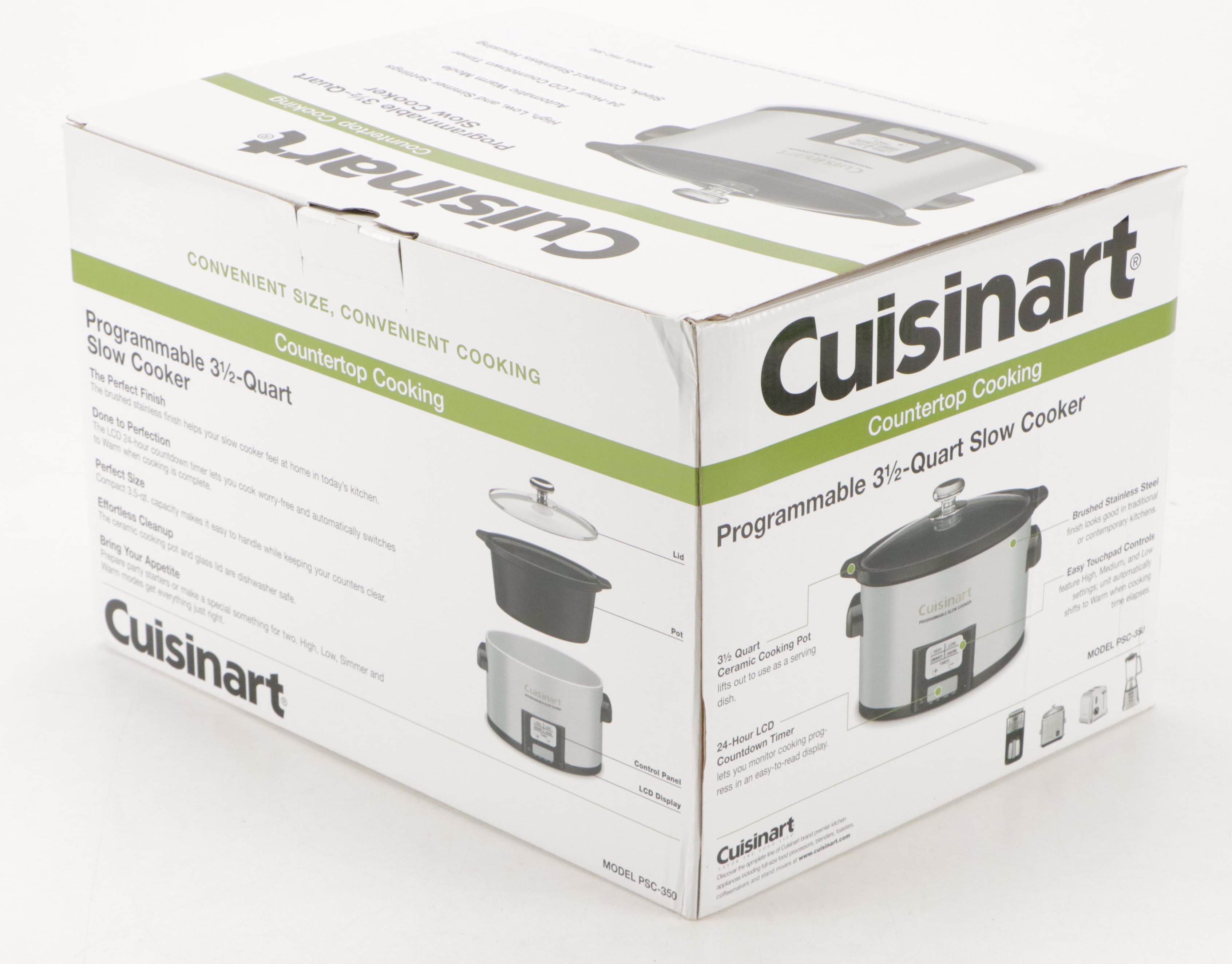 Cuisinart Programmable 3.5 Quart Slow Cooker