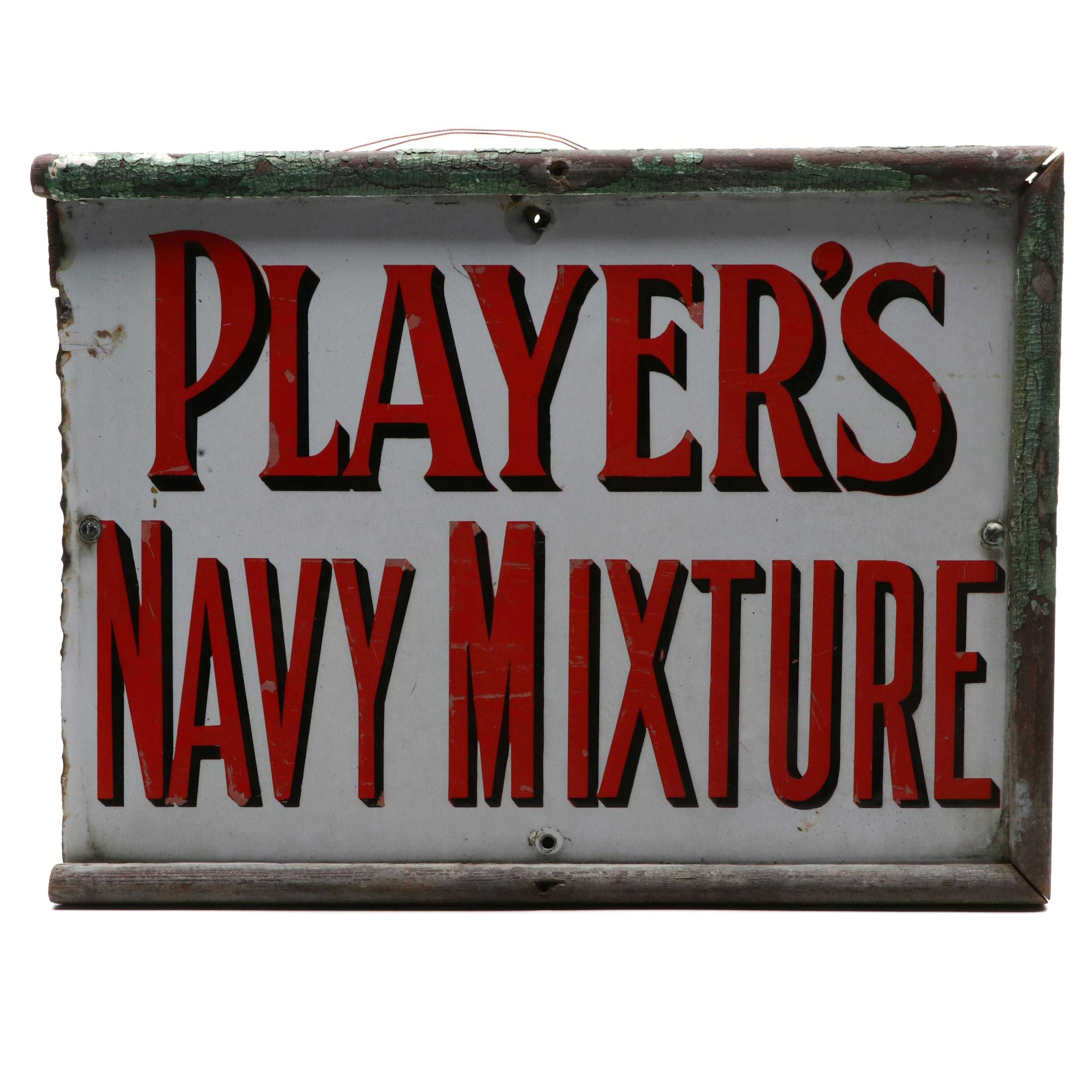 Player's Navy Mixture Cigarette Advertising Sign