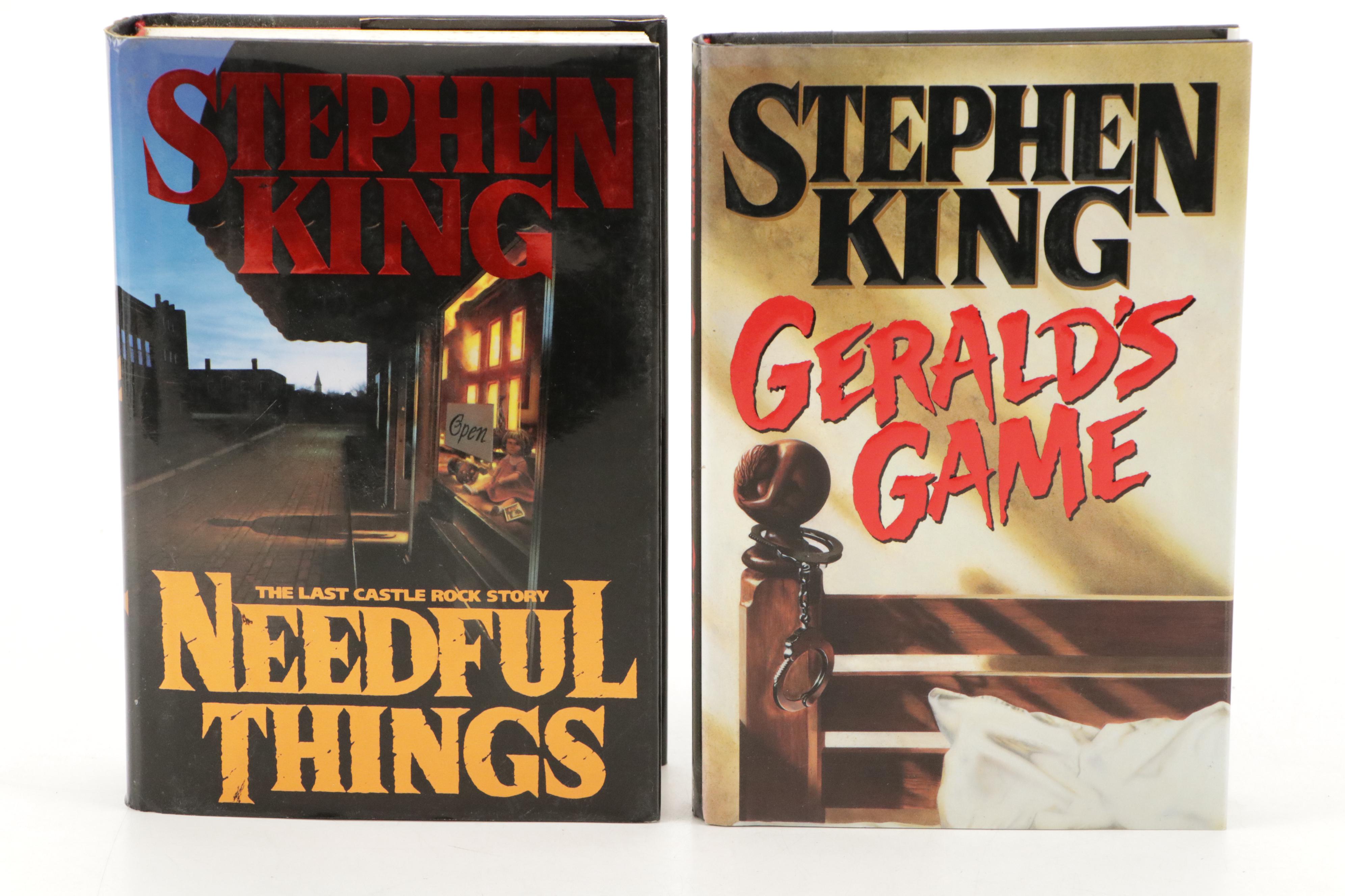 First Edition "Insomnia" with More Books by Stephen King