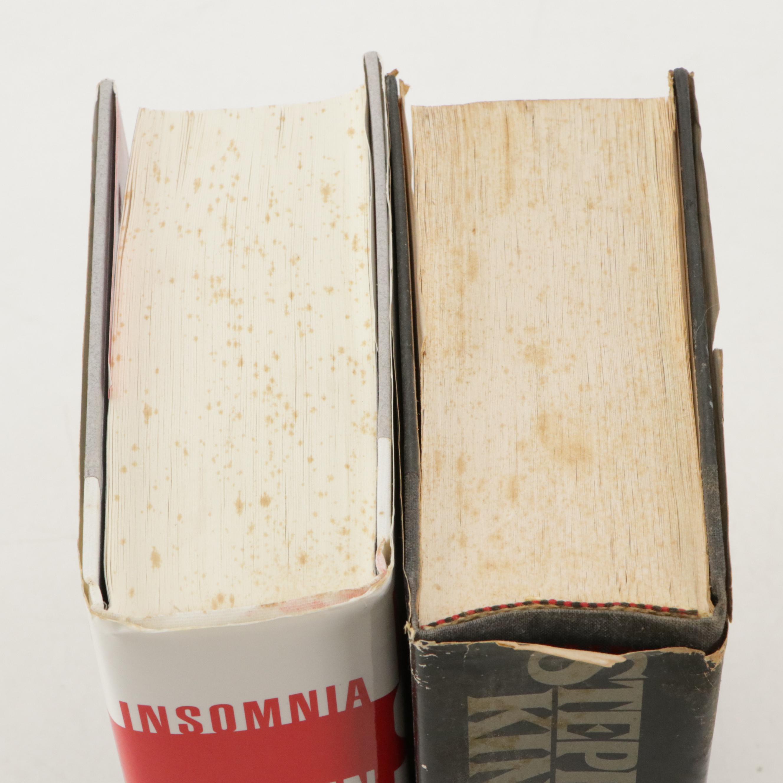 First Edition "Insomnia" with More Books by Stephen King