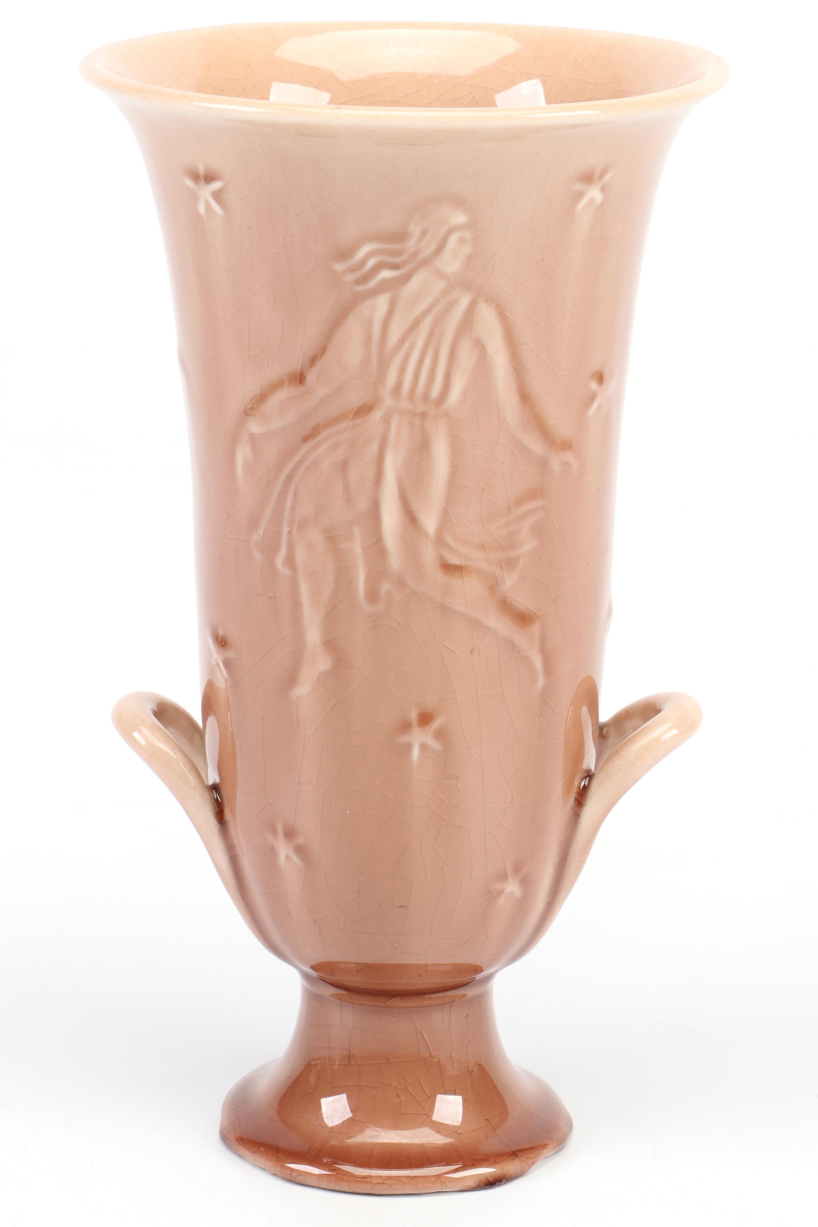 Rookwood Pottery Ceramic Handled Vase, 1946